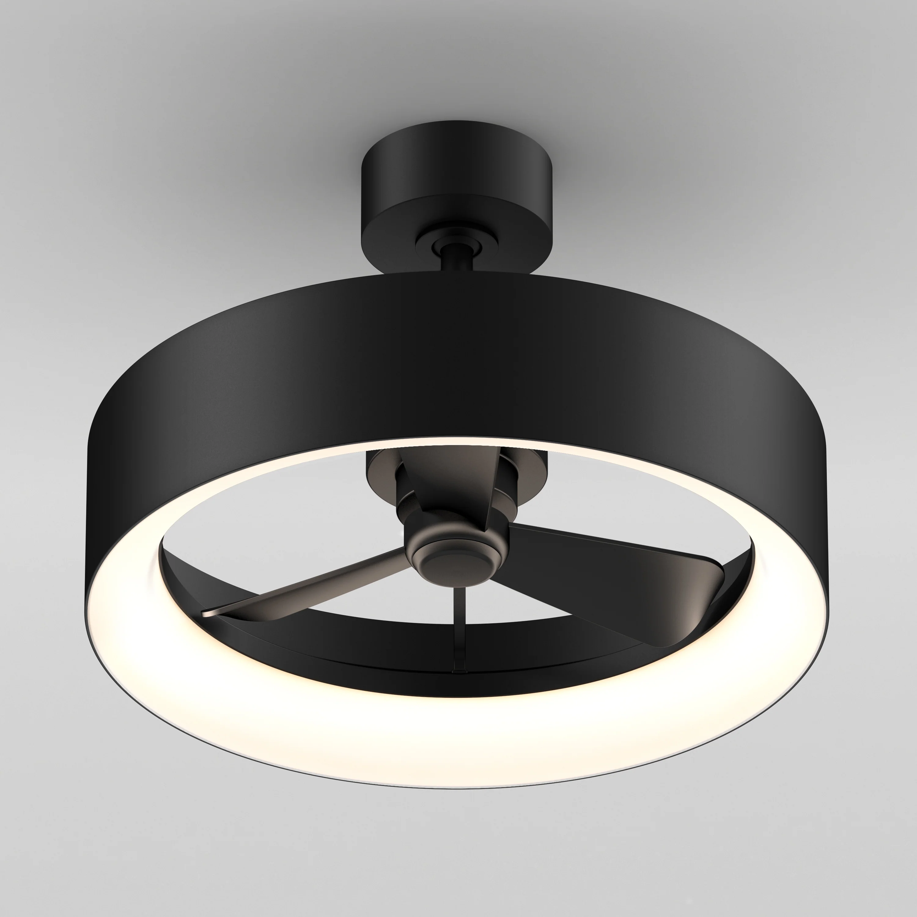 Aiden 24 in. LED modern ceiling fan 3 speeds - with remote - Image 4