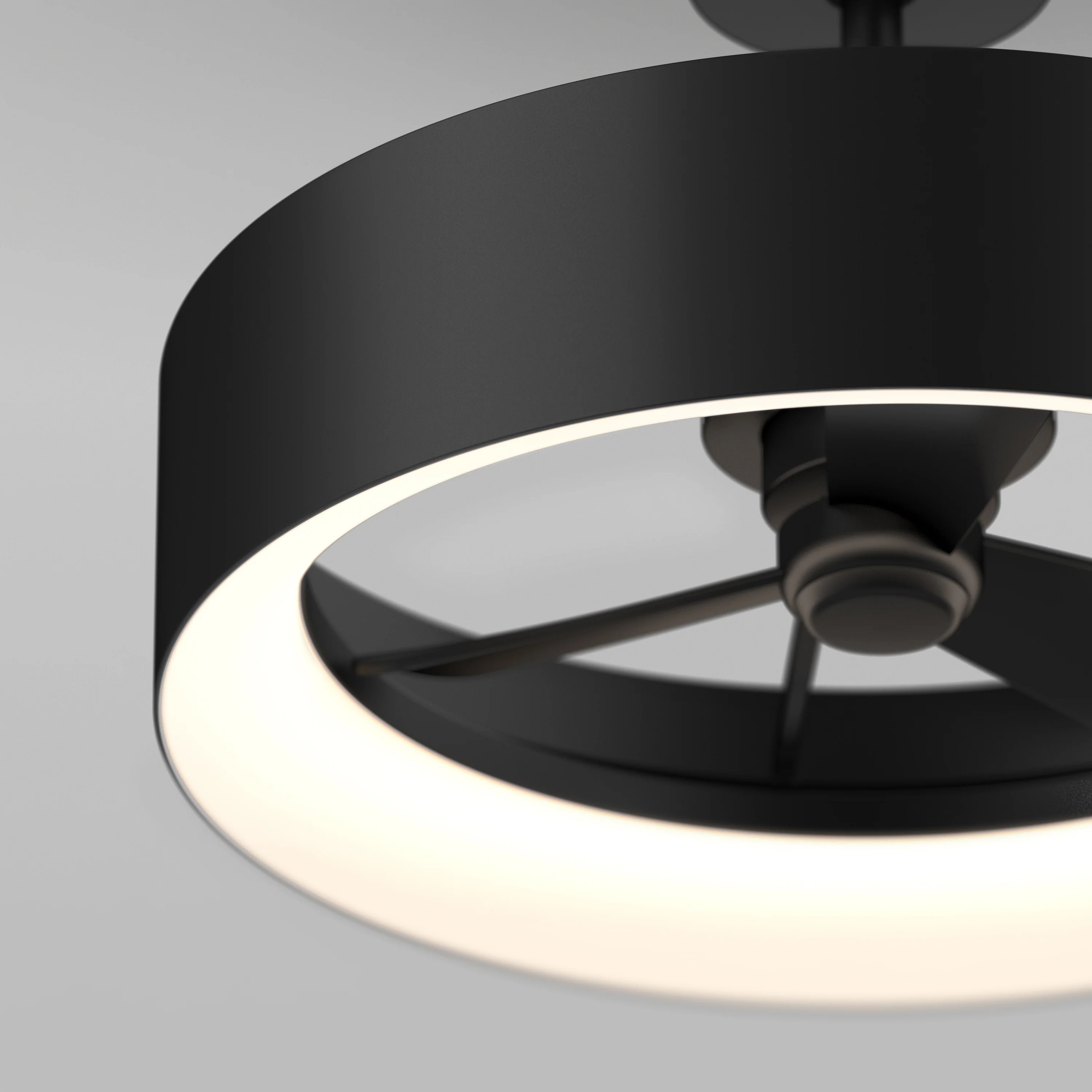 Aiden 24 in. LED modern ceiling fan 3 speeds - with remote - Image 5