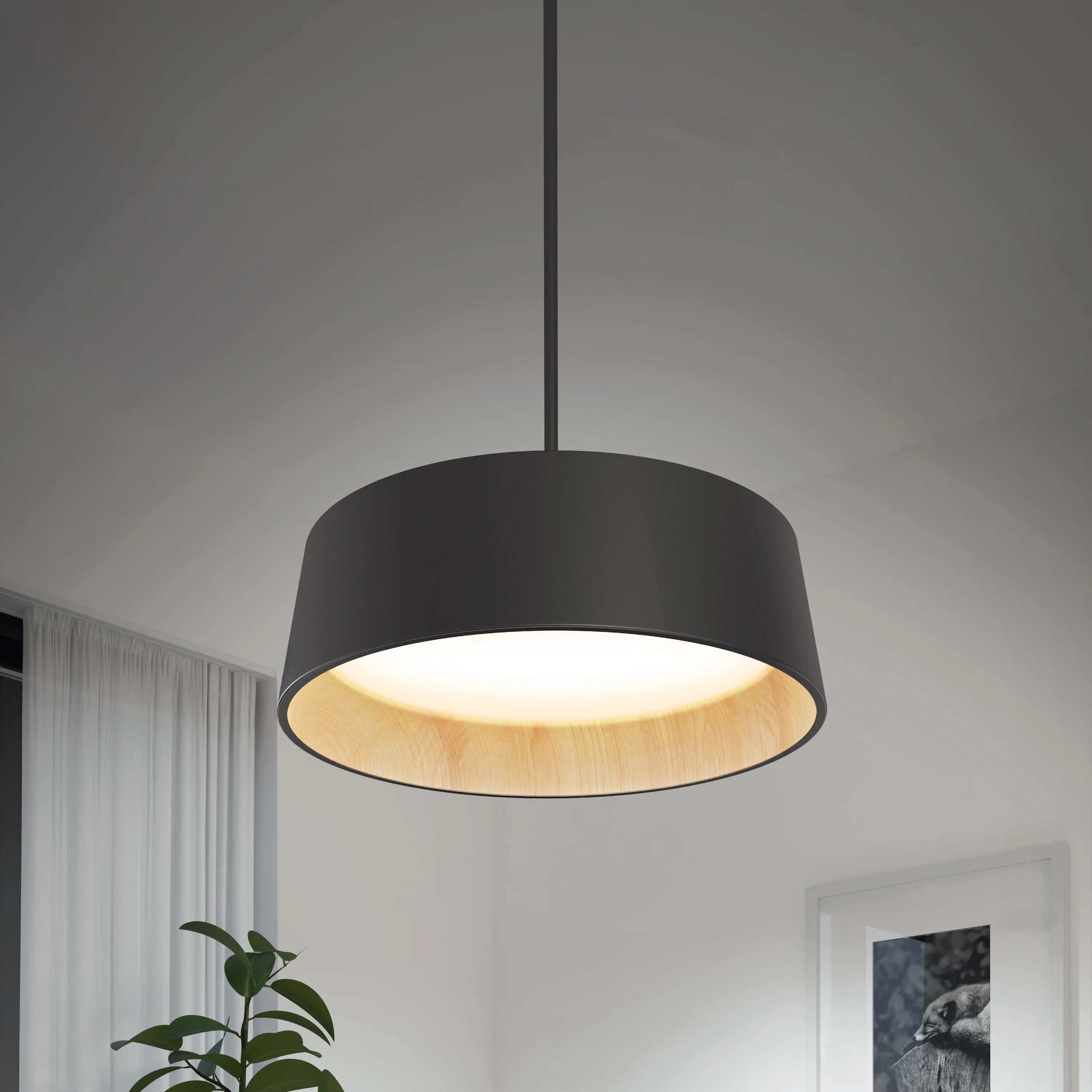 Alton modern LED pendant light 5 CCT - Image 10