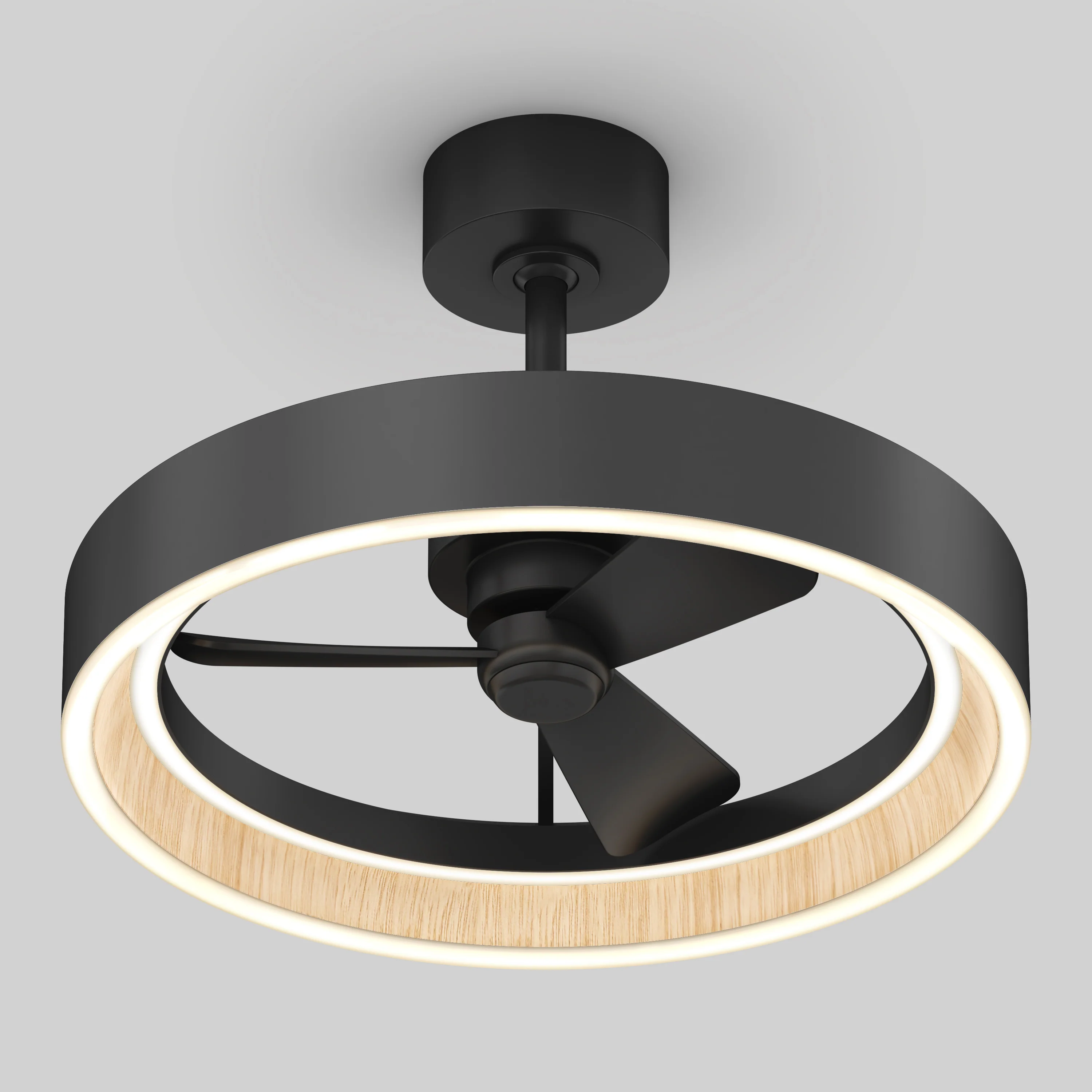 Alton 24 in. LED modern ceiling fan 3 speeds - with remote - Image 4
