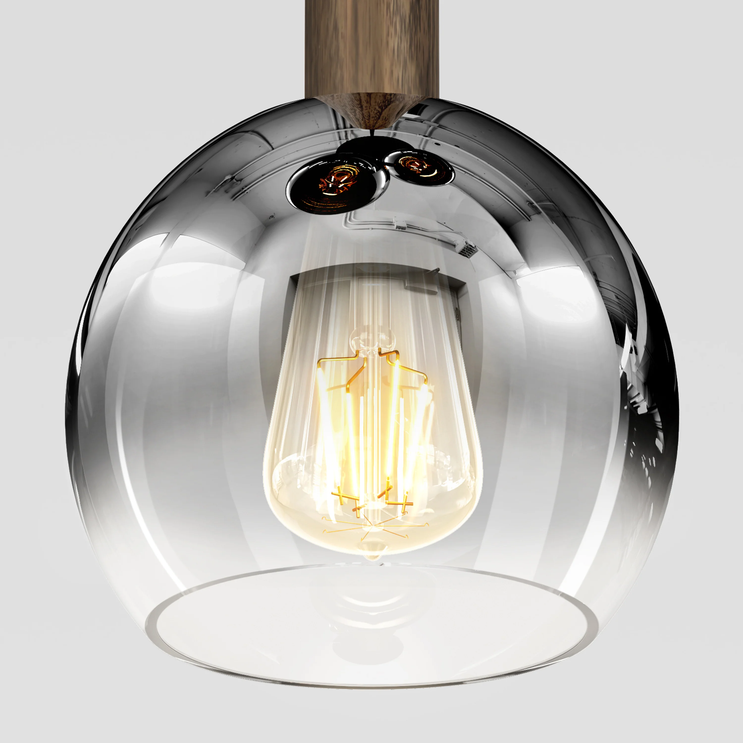 Ardel Spiral 3-Light Pendant without Bulbs - Image 6