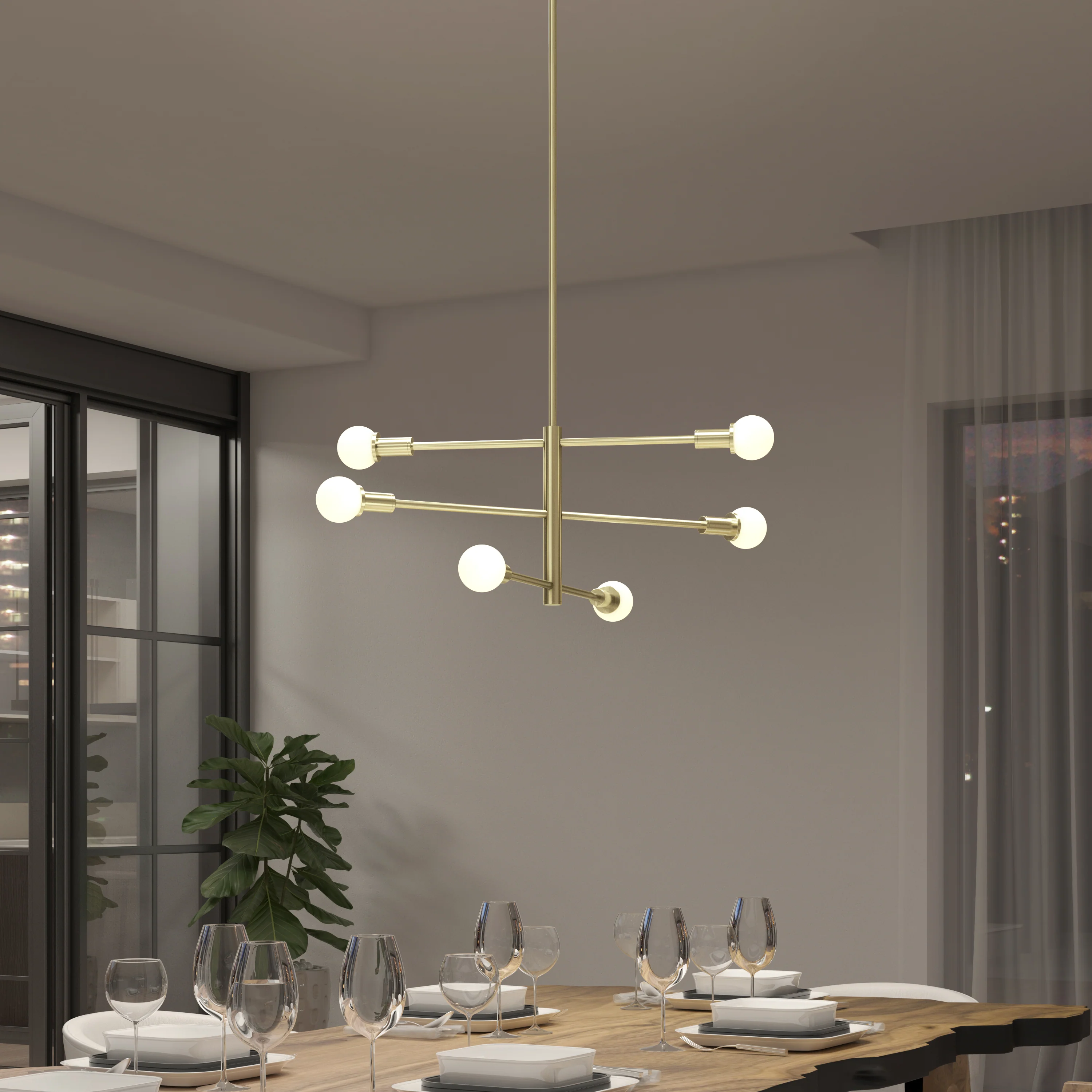 Aristo LED pendant light 5 CCT - Image 2