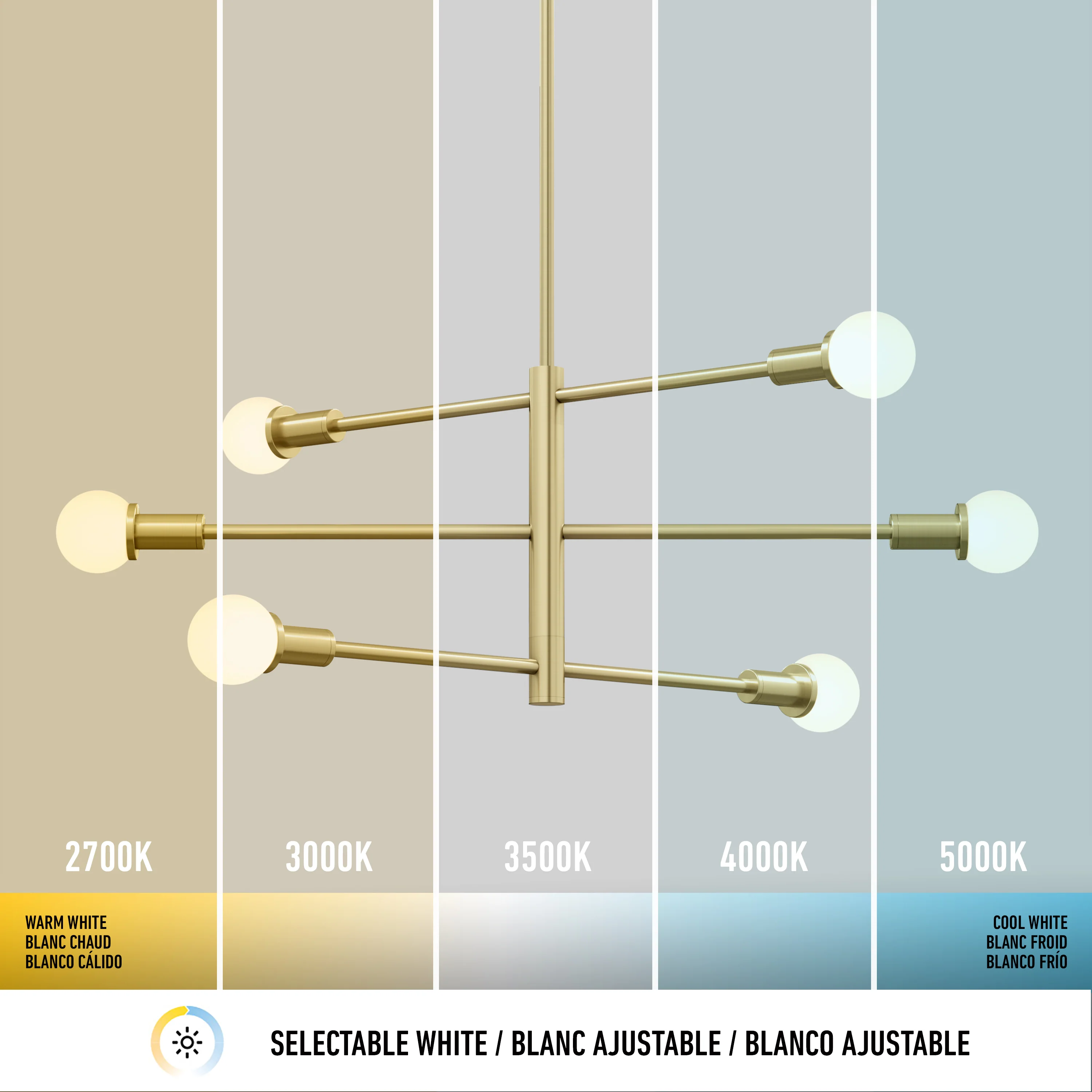 Aristo LED pendant light 5 CCT - Image 7