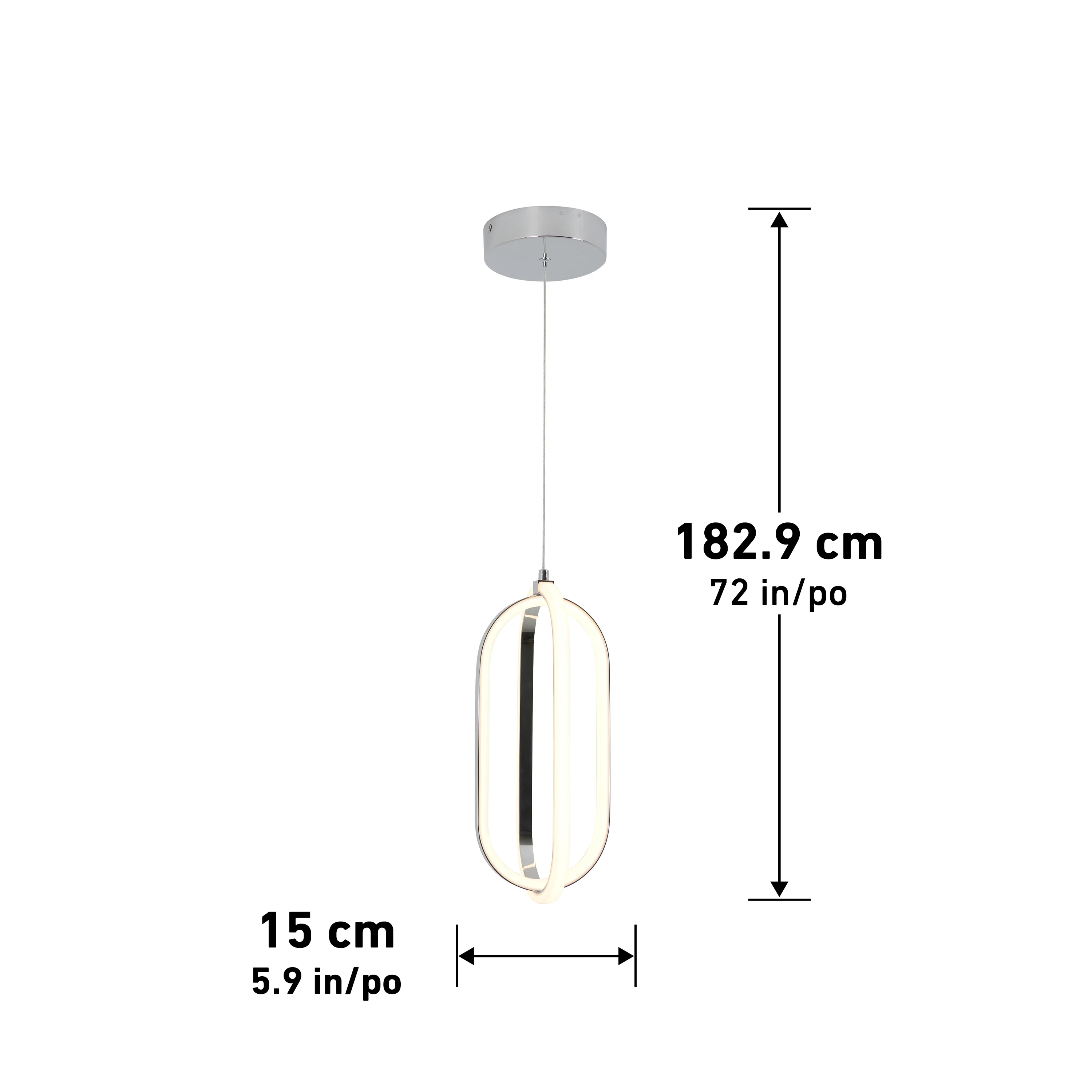 Arlo 1-light LED pendant - Image 9