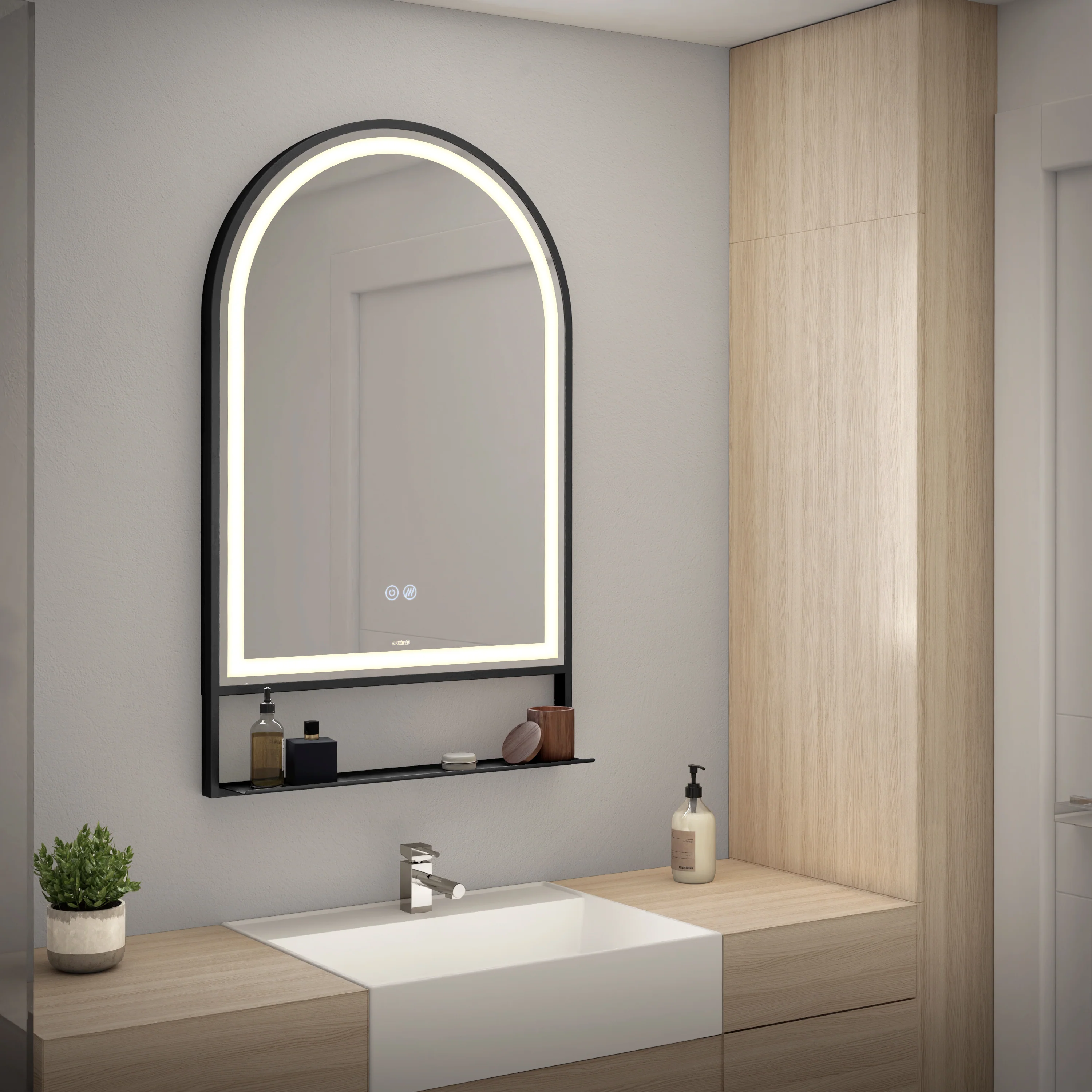 Arturo 20 in. x 32 in. LED mirror 3 CCT with defogger - Image 10