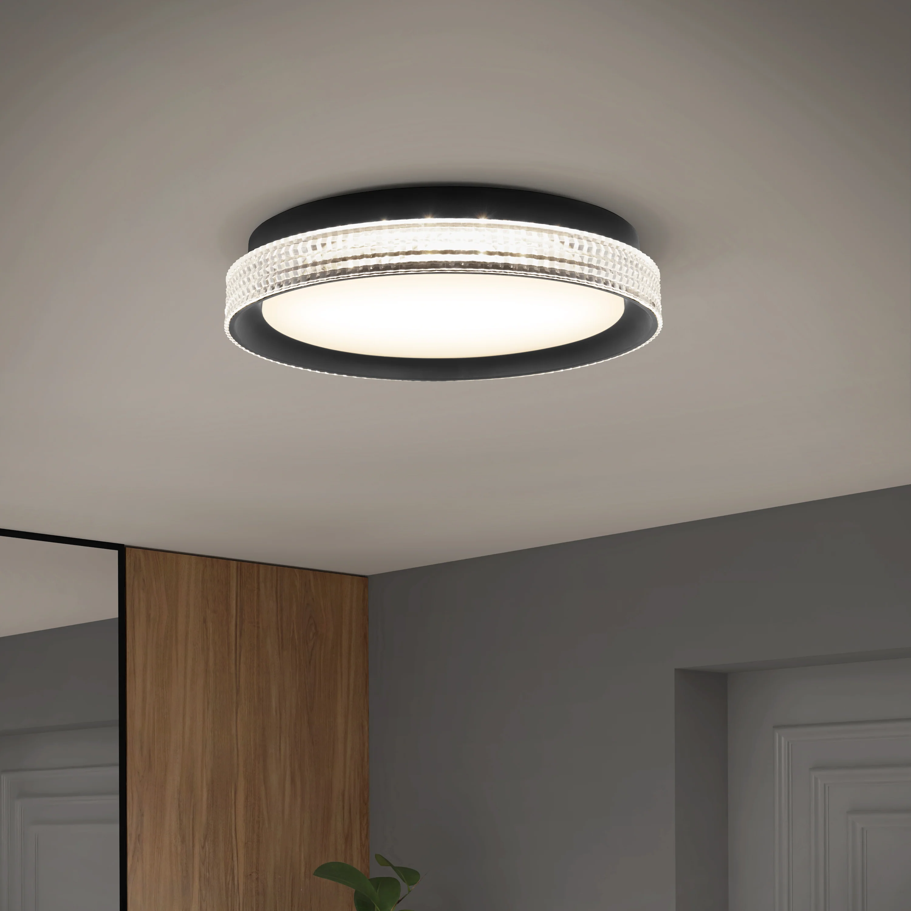 Aston 15 in. LED modern flush mount light 5 CCT - Image 7