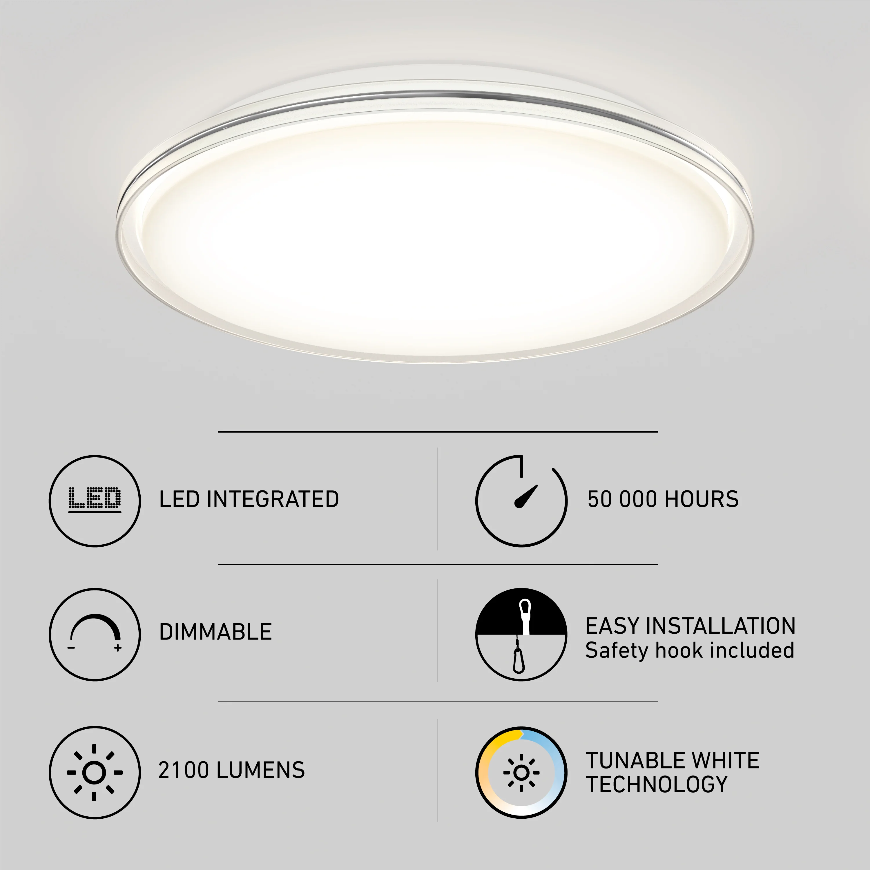 Astrid 16.5 in. LED flush mount light 5 CCT with remote - Image 12