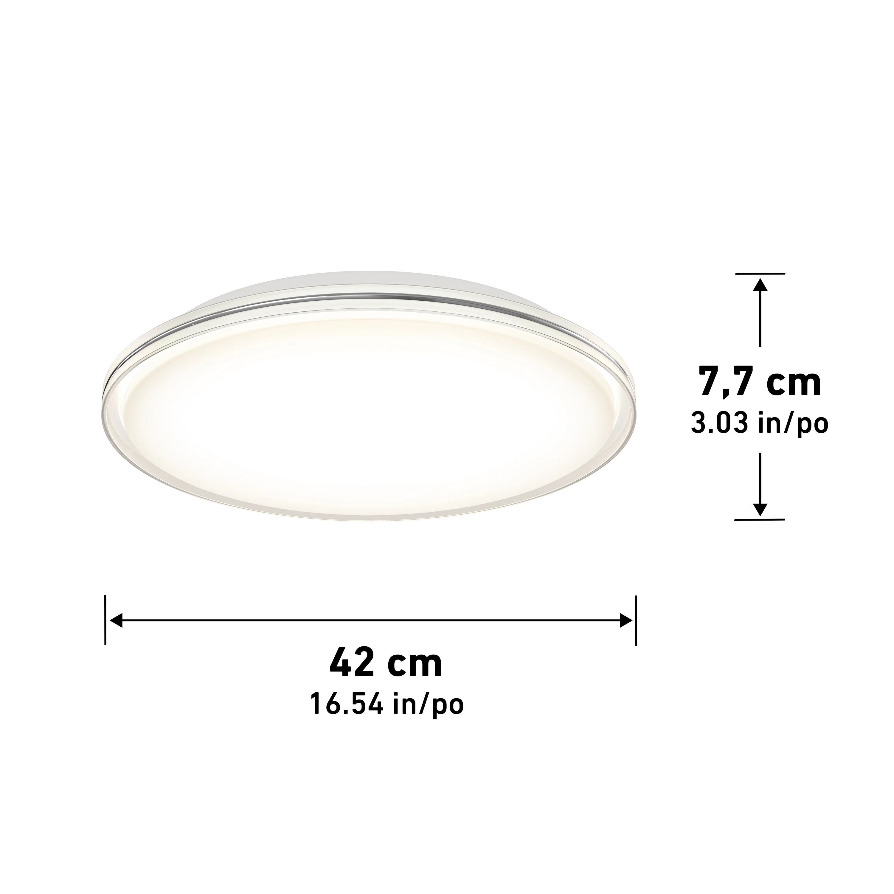 Astrid 16.5 in. LED flush mount light 5 CCT with remote - Image 16