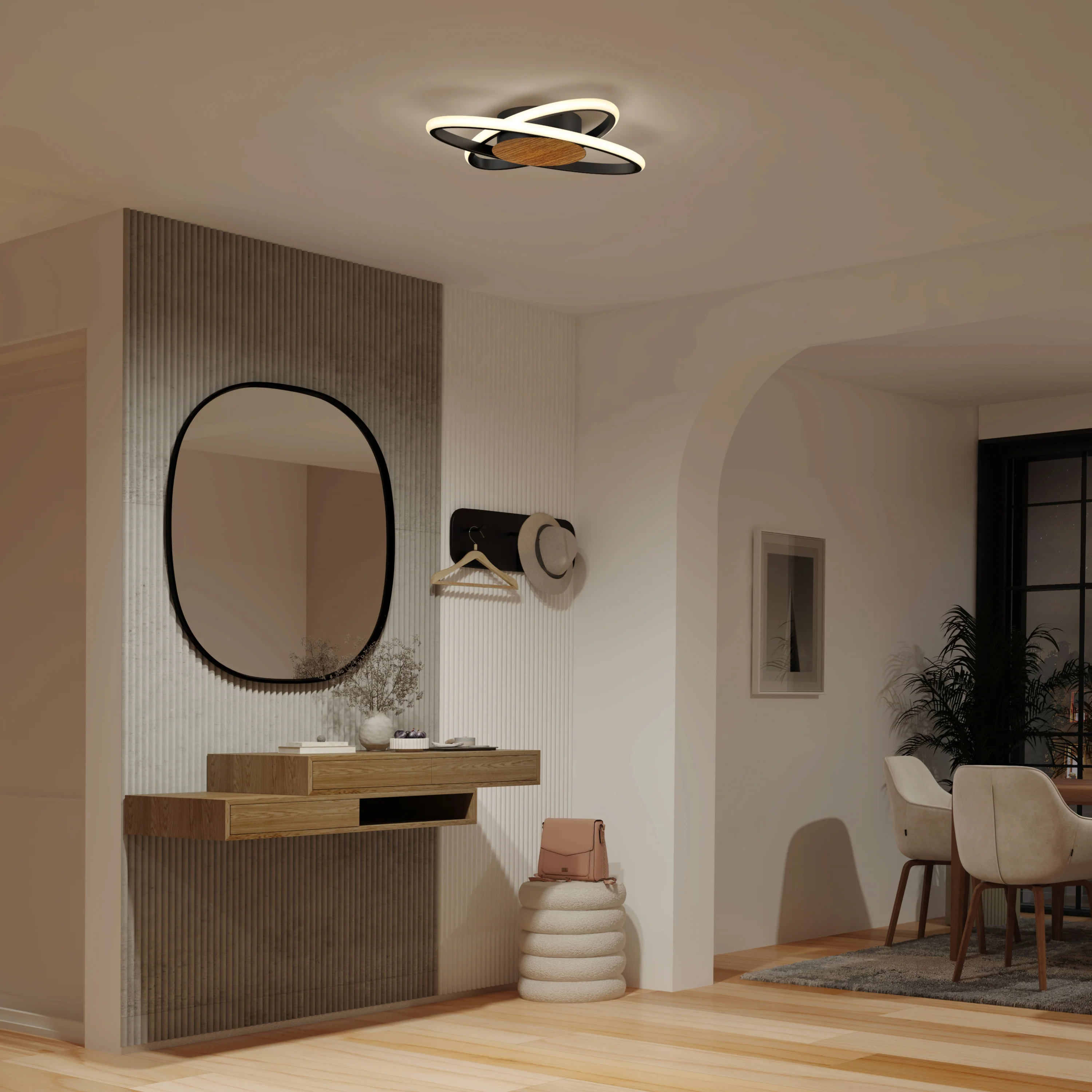 Atomic 15 in. LED flush mount light 5 CCT - Image 2