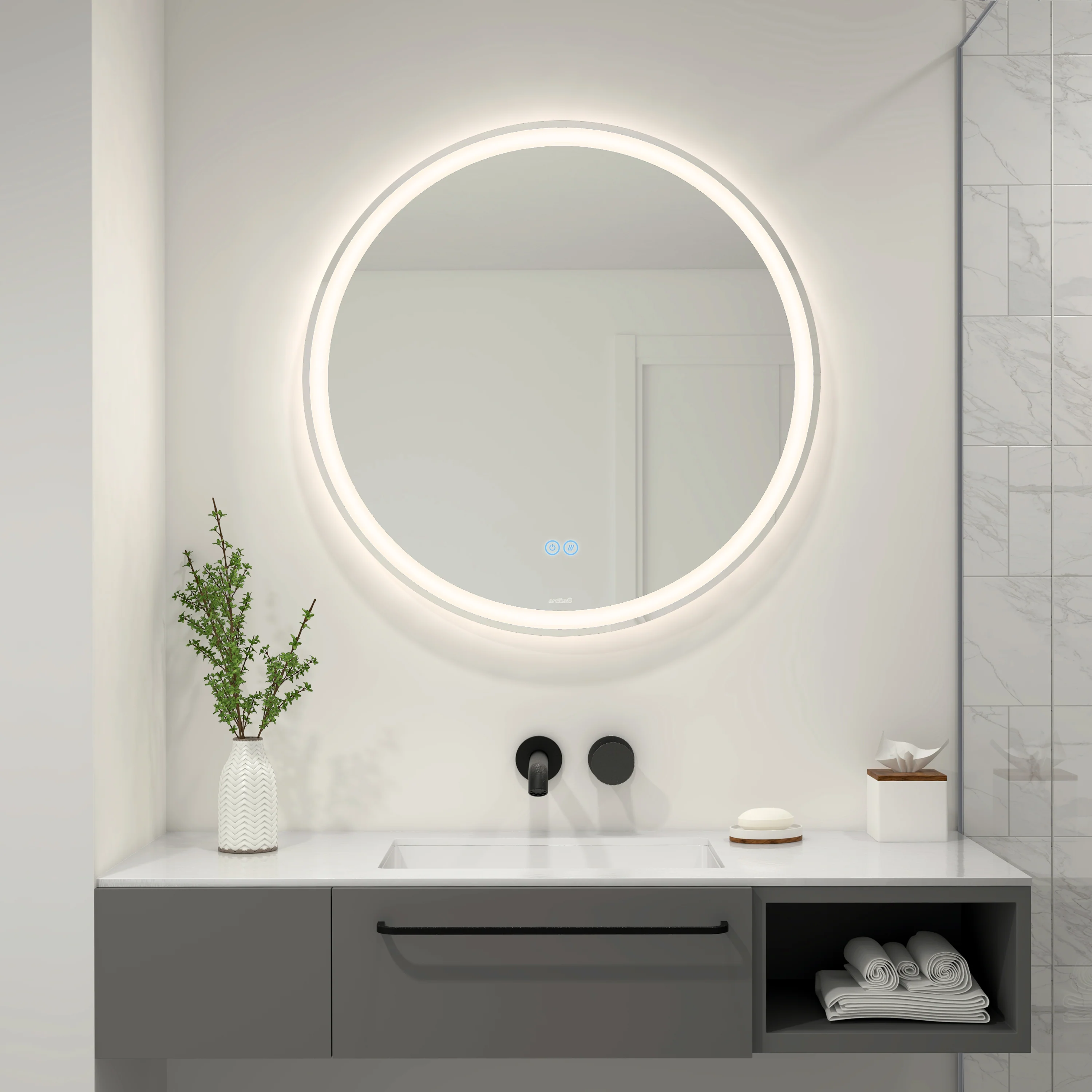 Ayla 28 in. LED mirror 3 CCT with defogger - Image 10