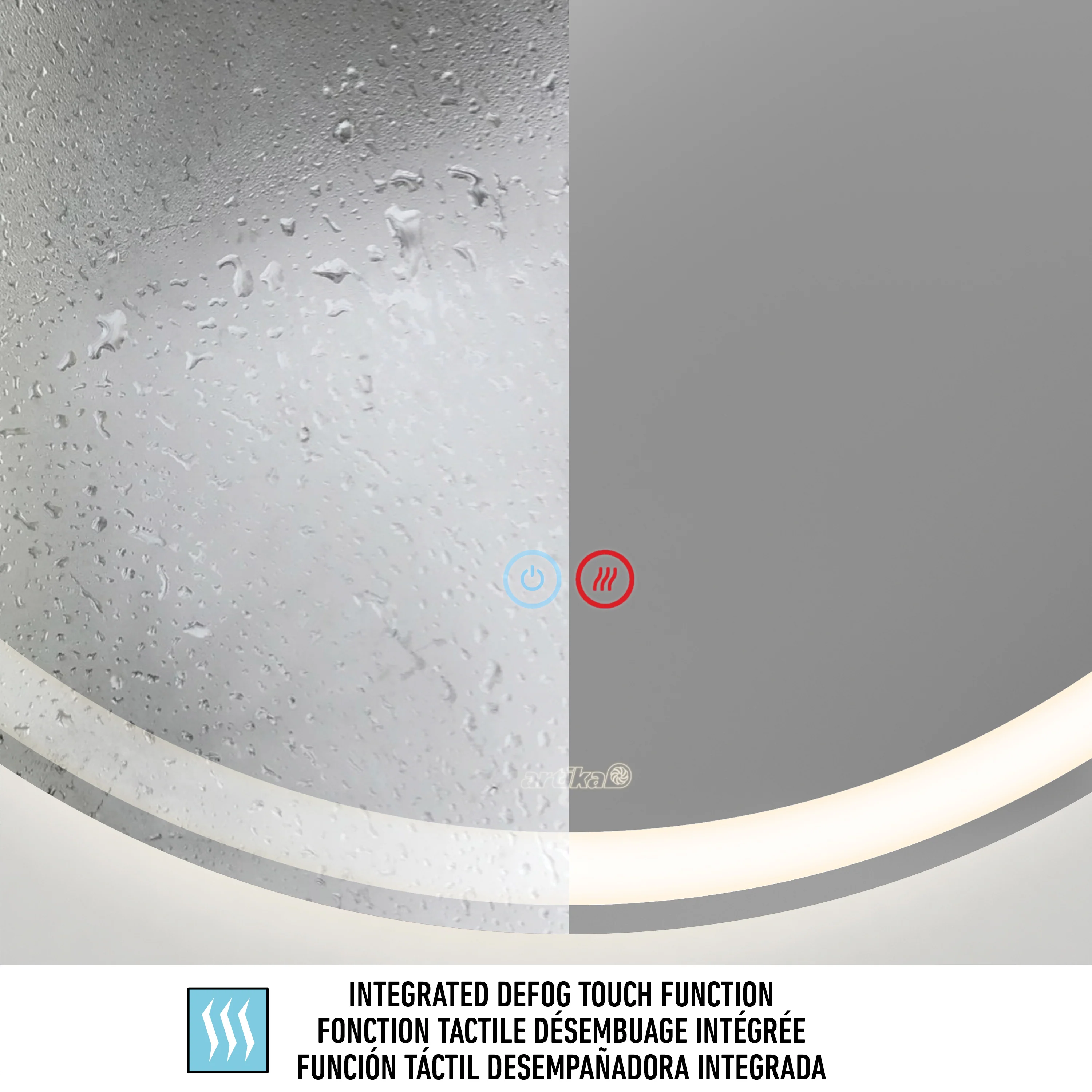 Ayla 28 in. LED mirror 3 CCT with defogger - Image 6