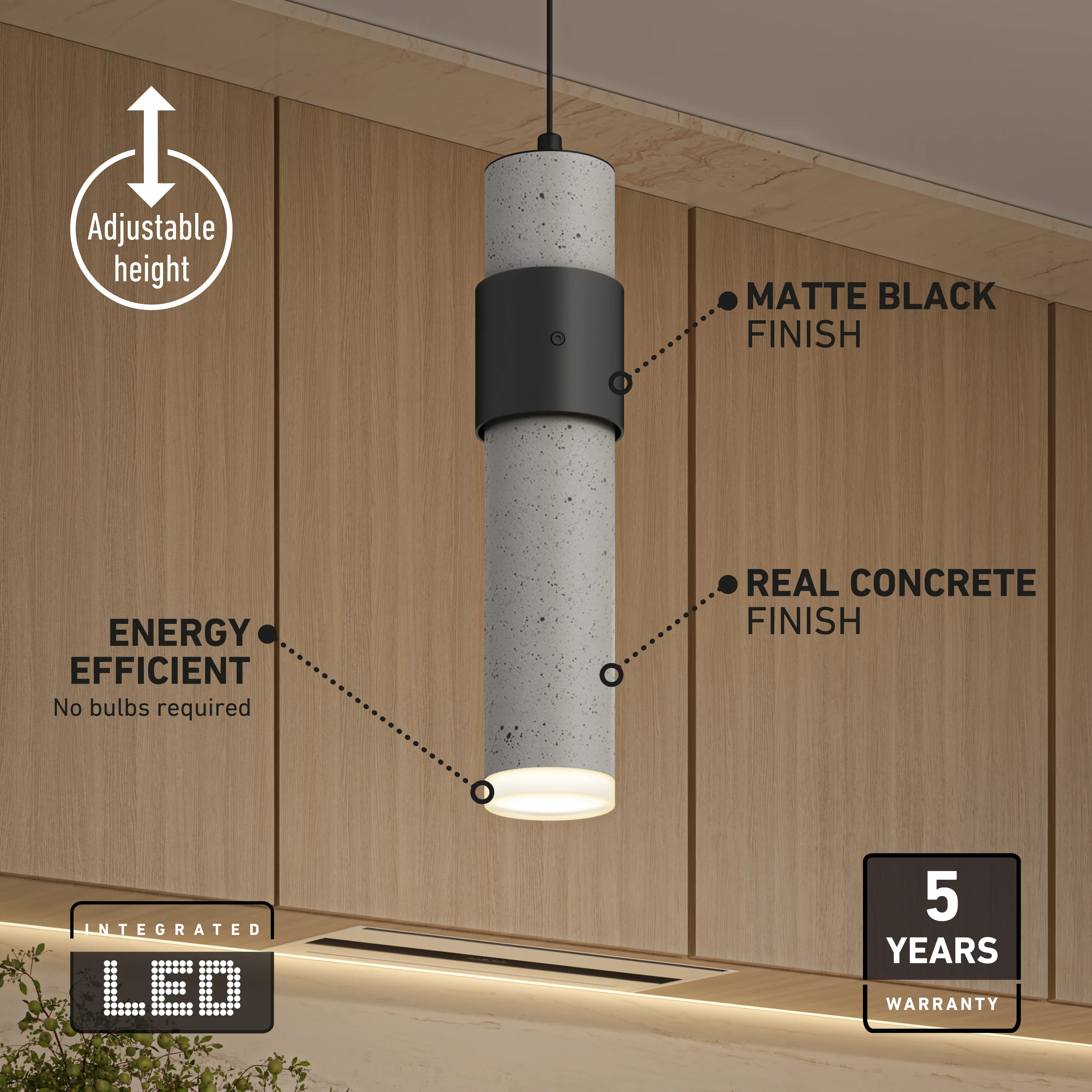 Barden 1-light LED pendant 5 CCT - Image 12