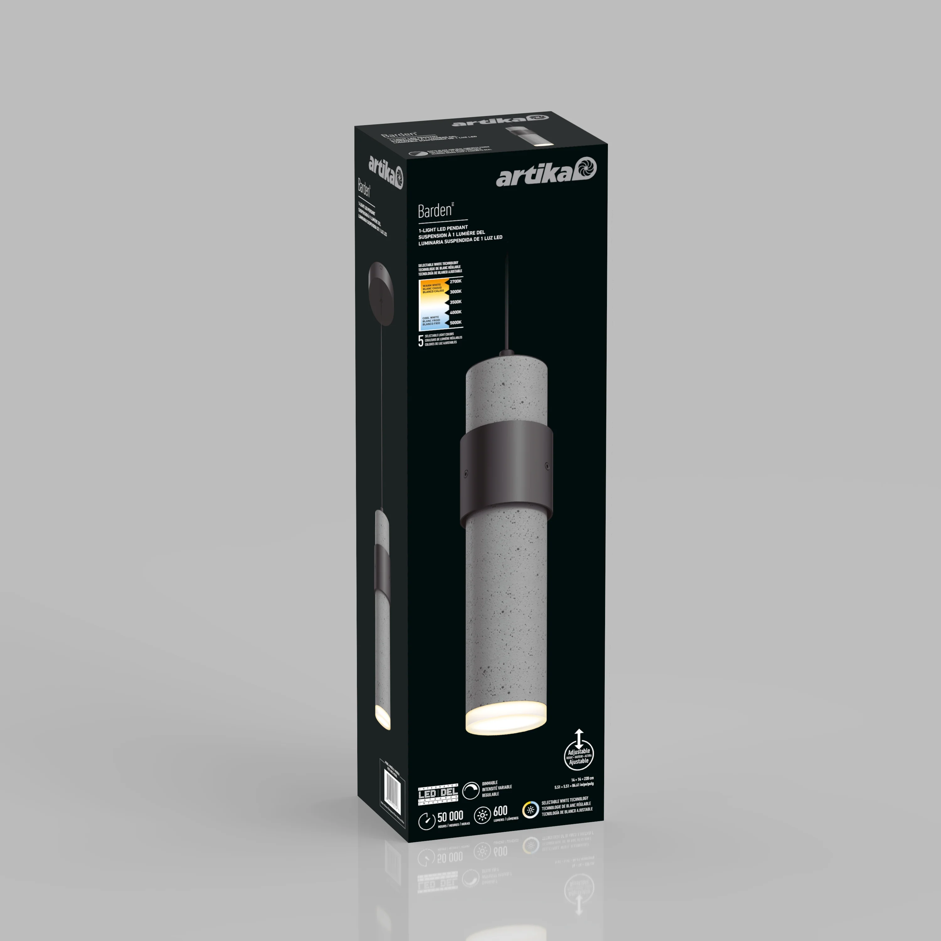 Barden 1-light LED pendant 5 CCT - Image 13