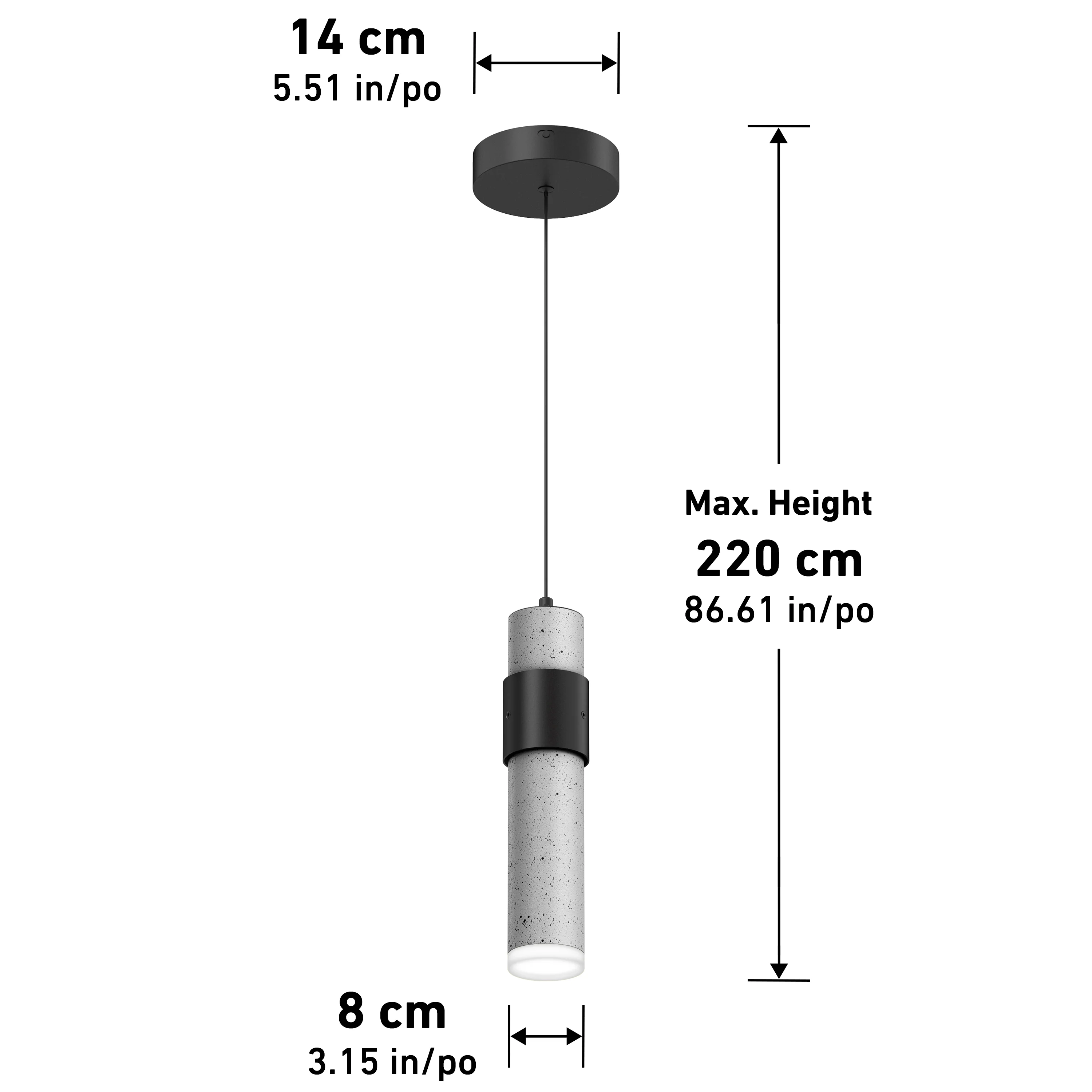 Barden 1-light LED pendant 5 CCT - Image 15