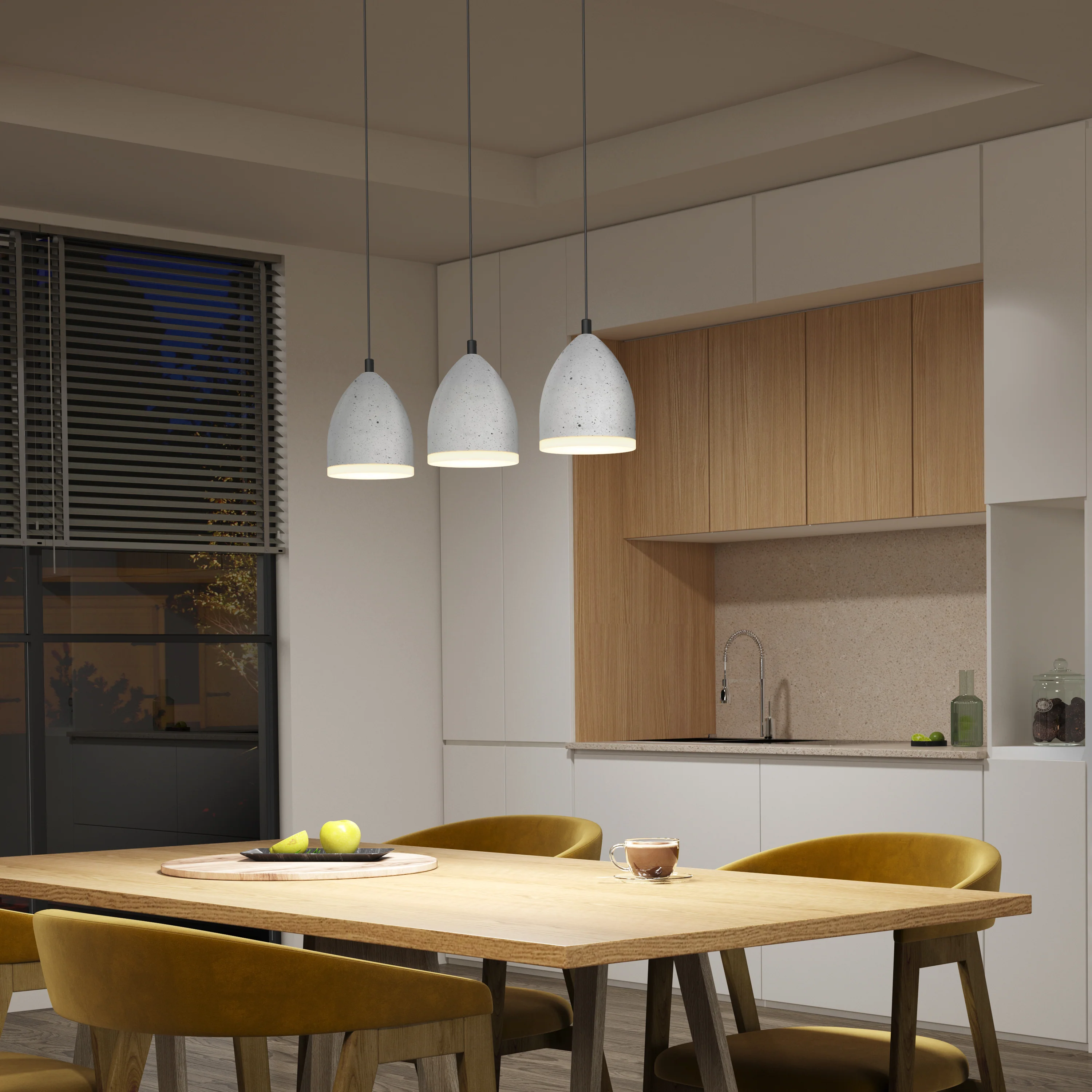 Bergen 3-light LED pendant light - Image 11
