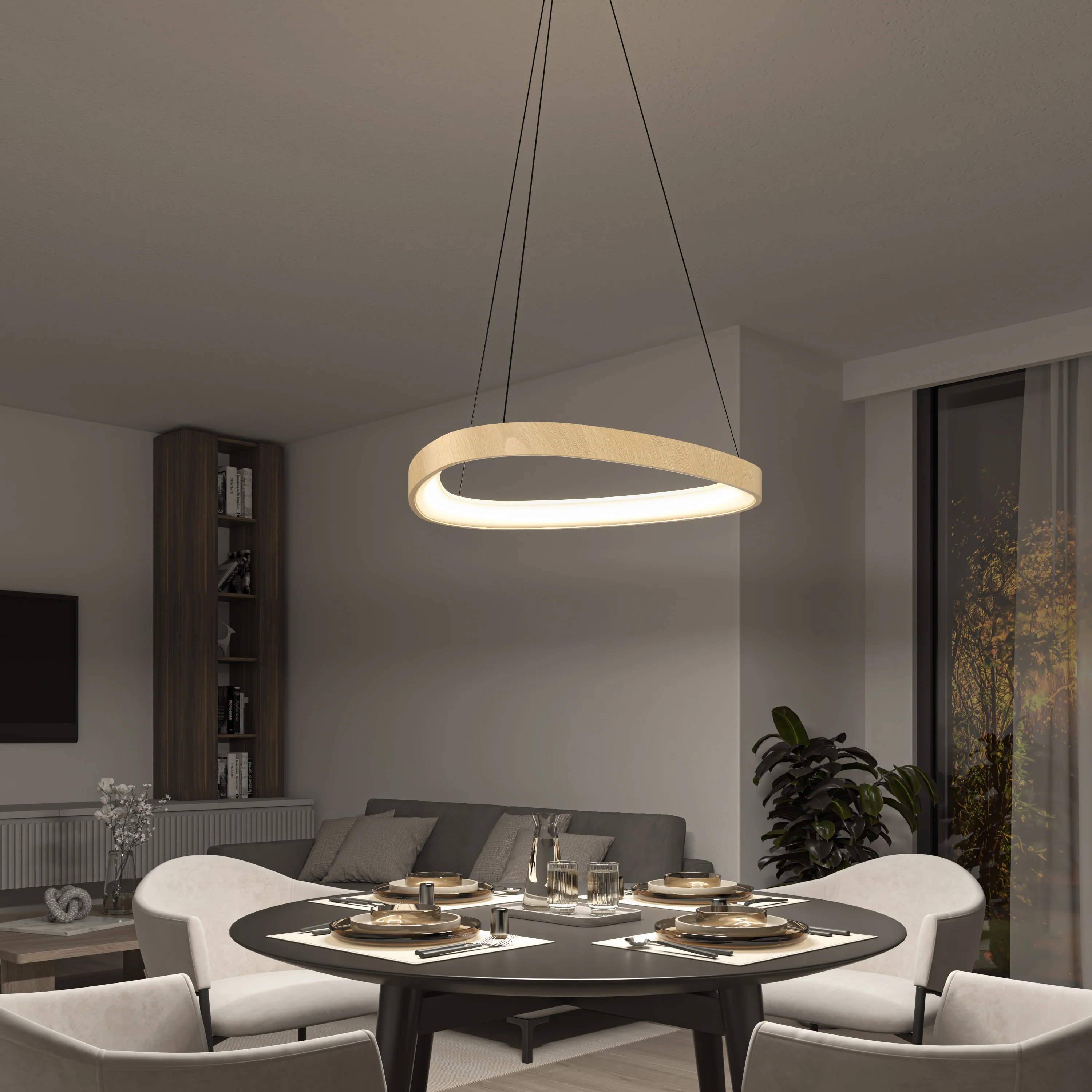 Bjorn modern LED pendant light 5 CCT - Image 19