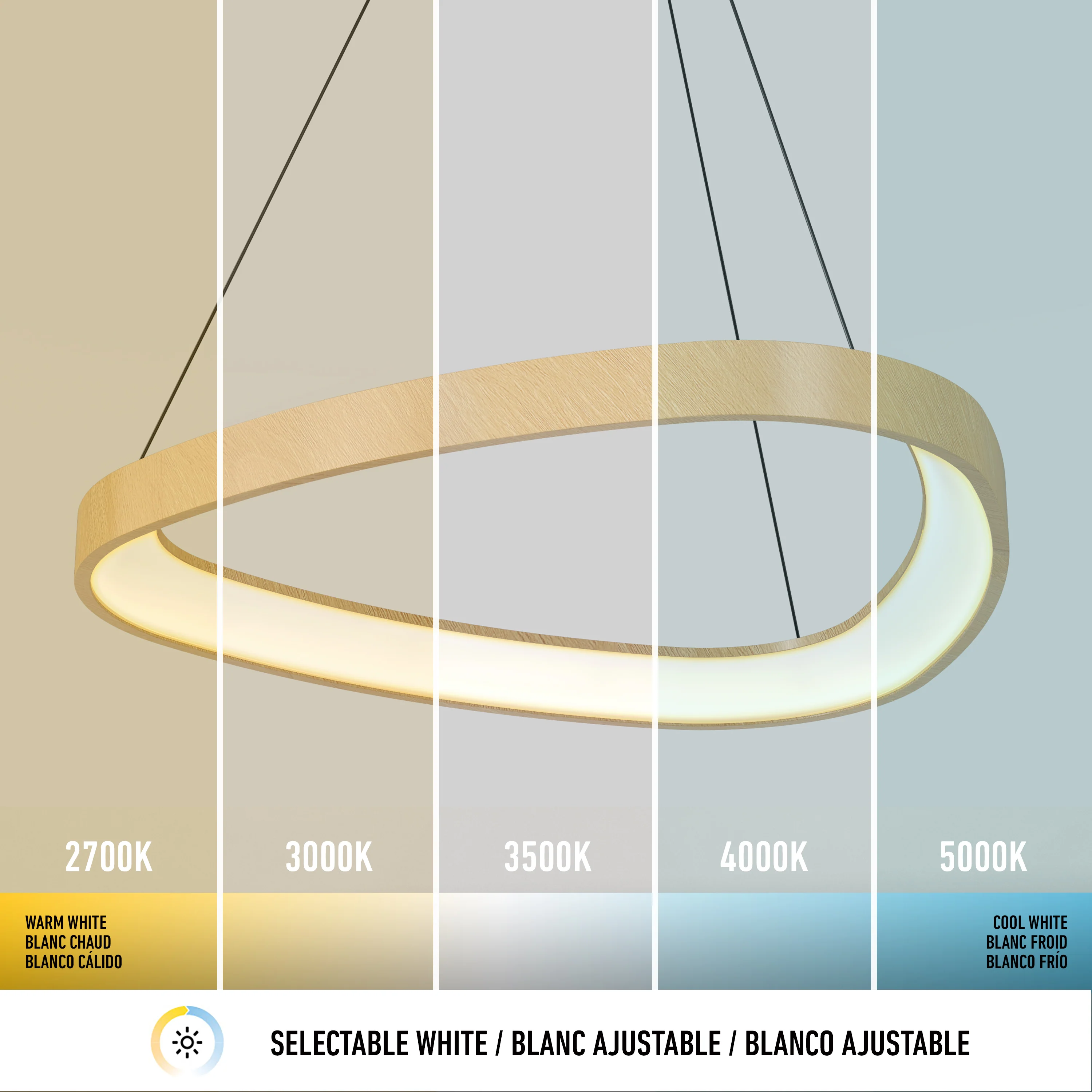 Bjorn modern LED pendant light 5 CCT - Image 26