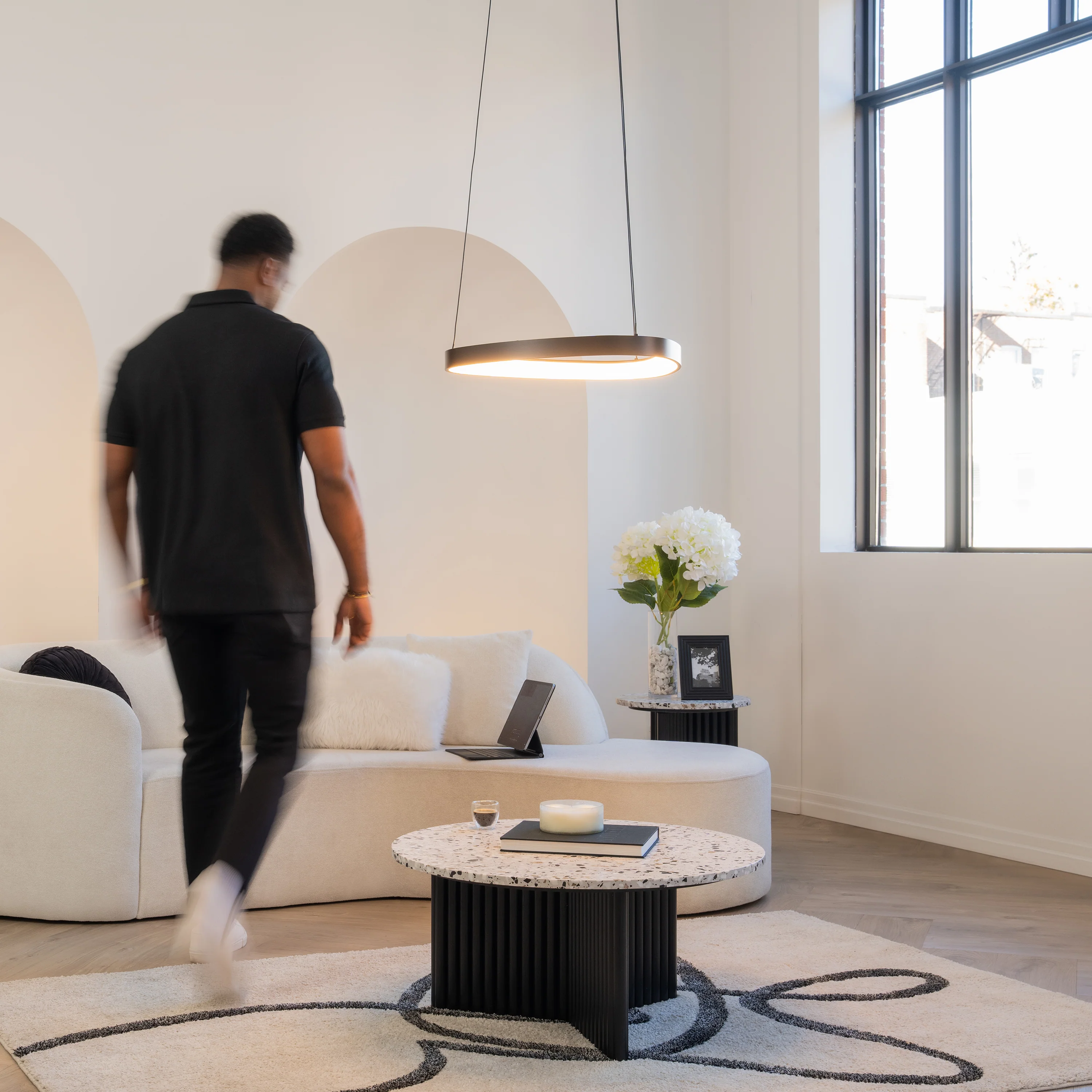 Bjorn modern LED pendant light 5 CCT - Image 9