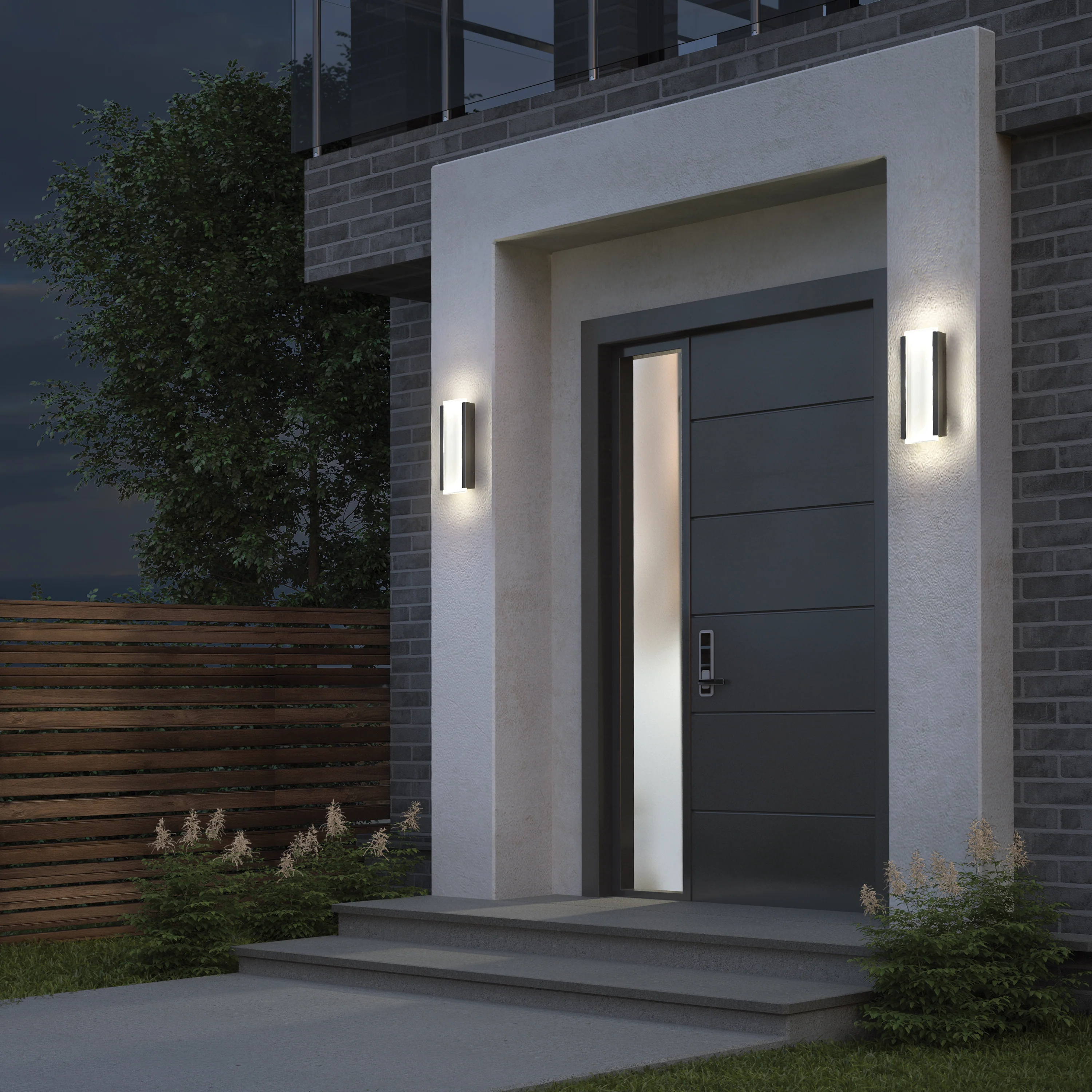Blade indoor-outdoor LED wall light - Image 2
