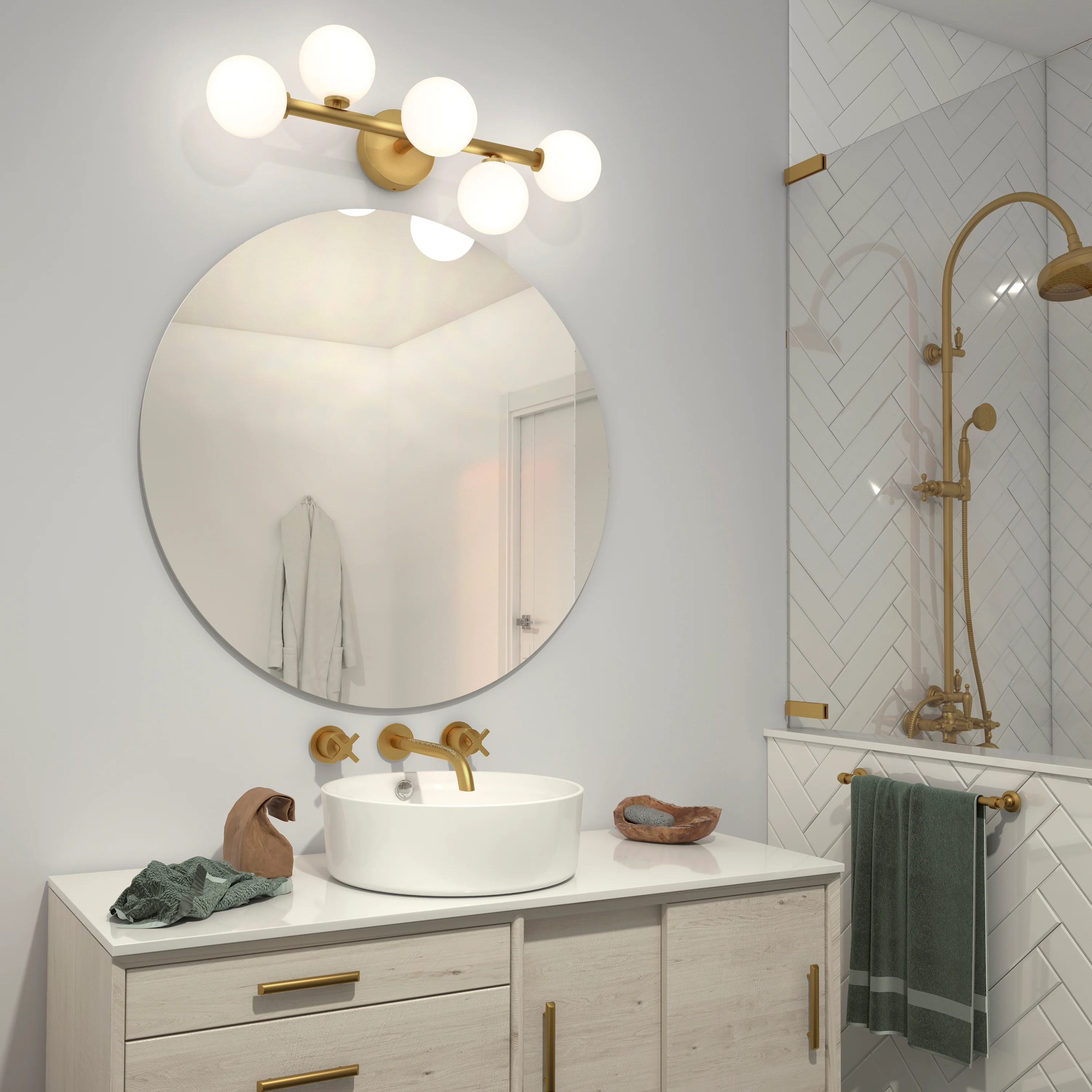Bloom modern LED bathroom vanity light - Image 17