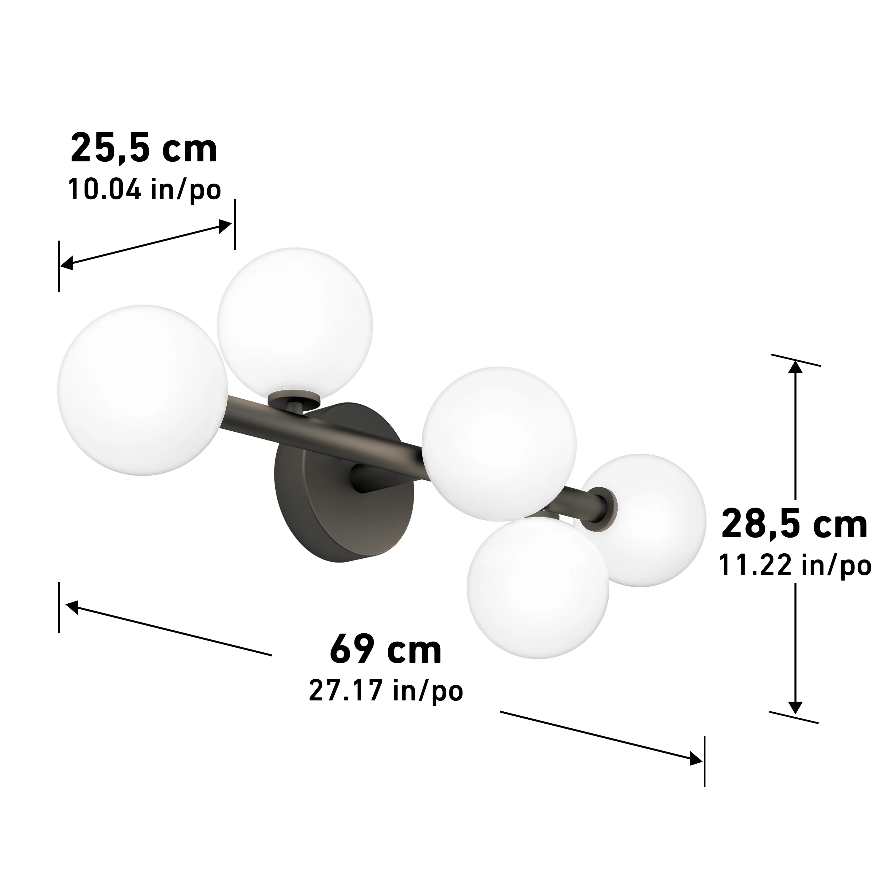 Bloom modern LED bathroom vanity light - Image 8