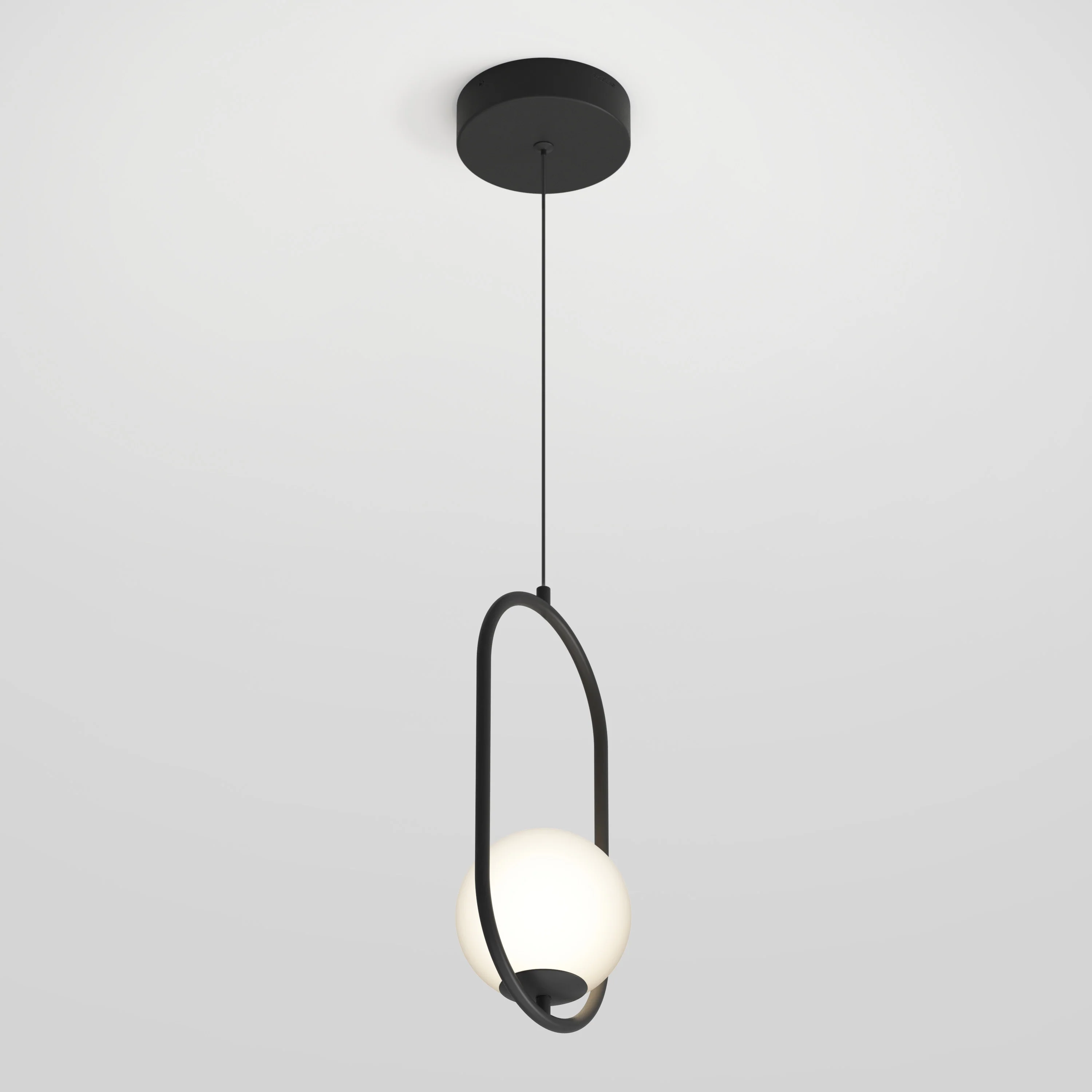 Bloom mid-century LED pendant light - Image 4