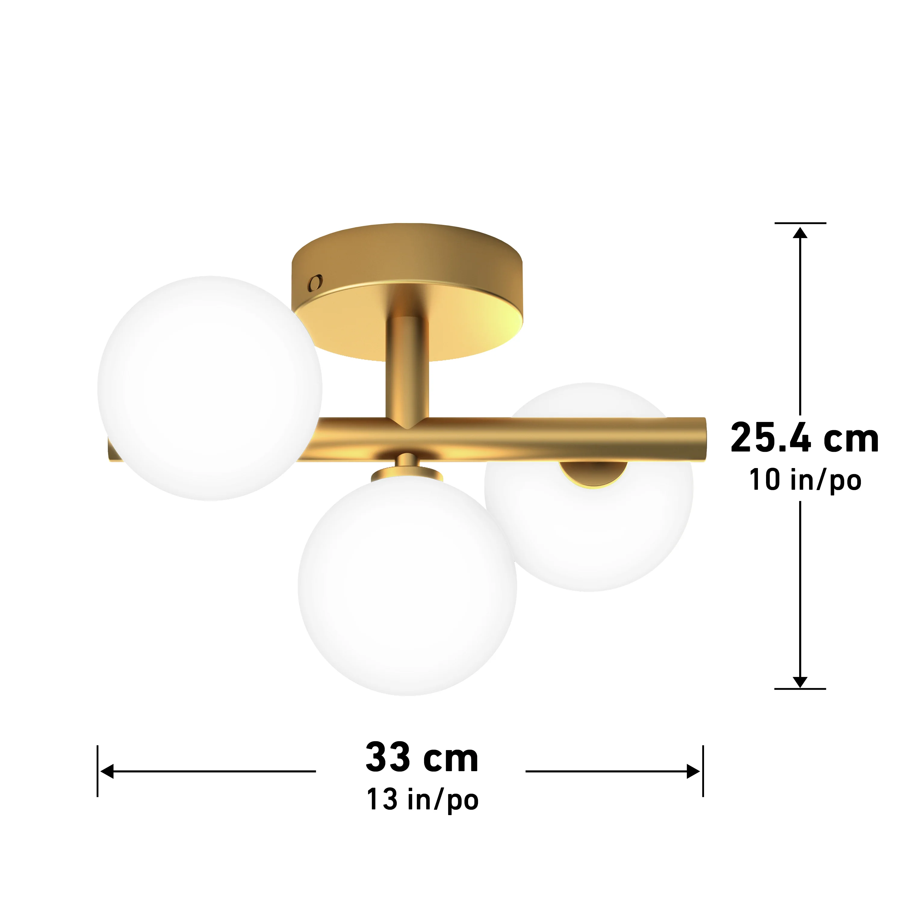Bloom modern mid-century LED flush mount light 5 CCT - Image 11