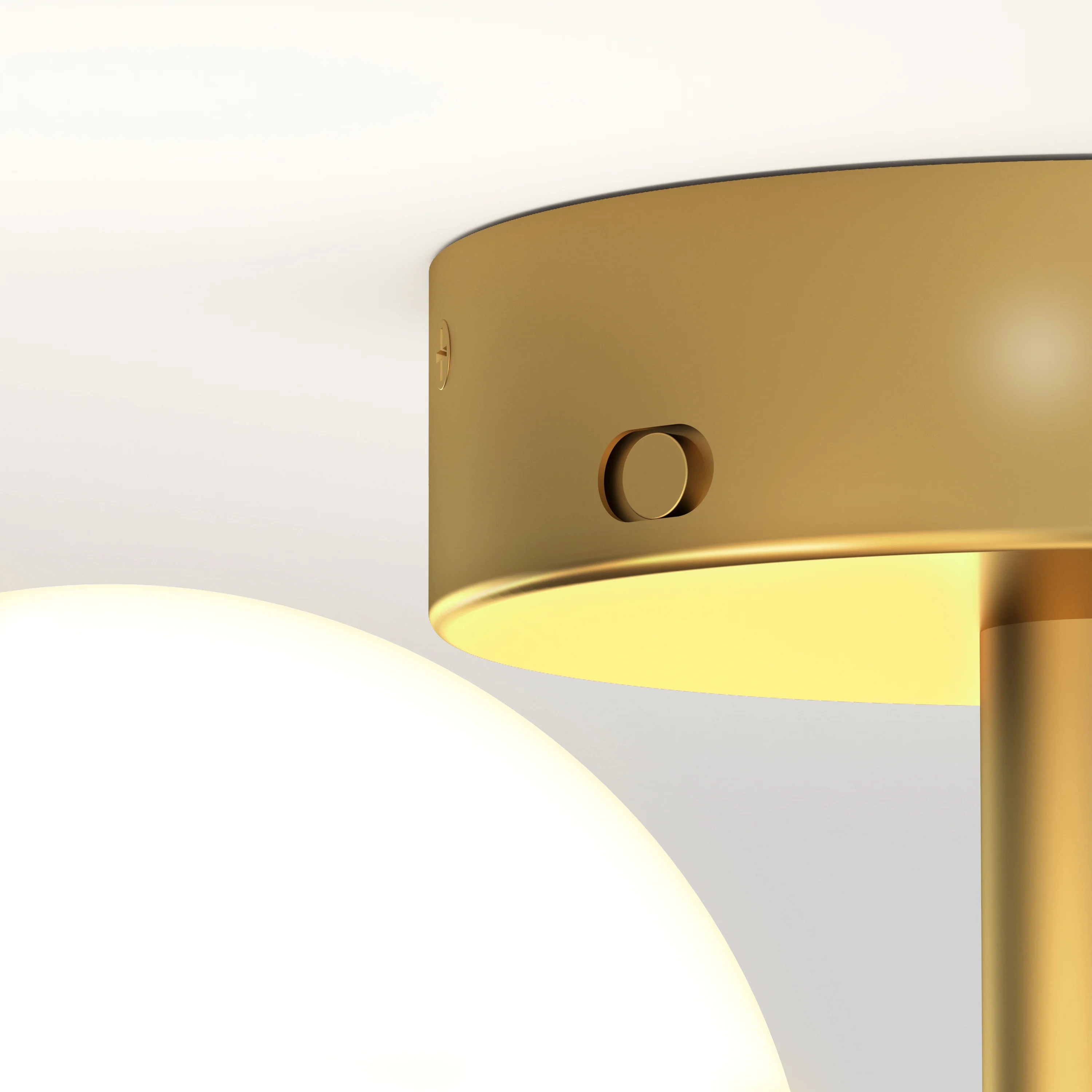 Bloom modern mid-century LED flush mount light 5 CCT - Image 6