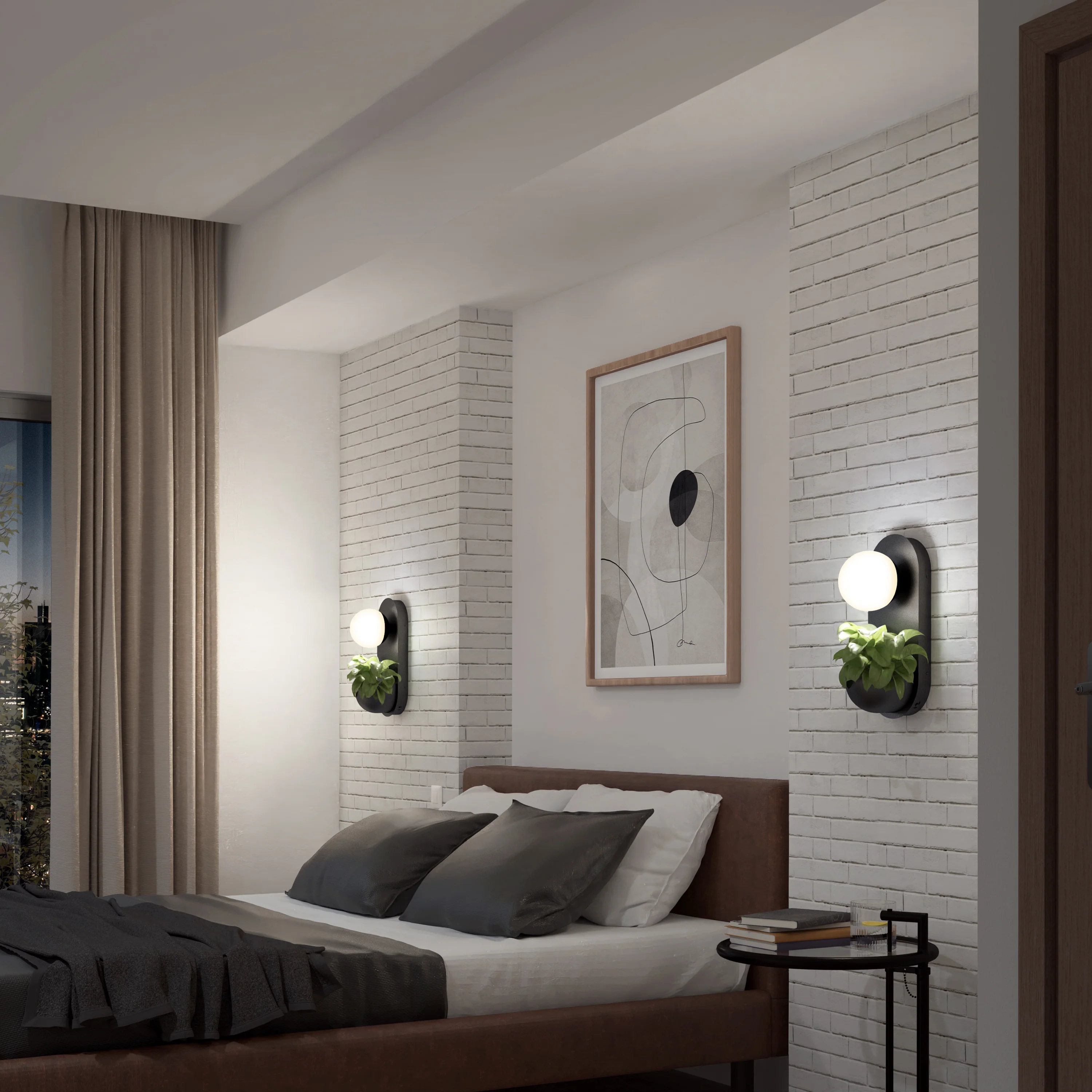 Bloomfield LED modern mid-century wall sconce 5 CCT - Image 11
