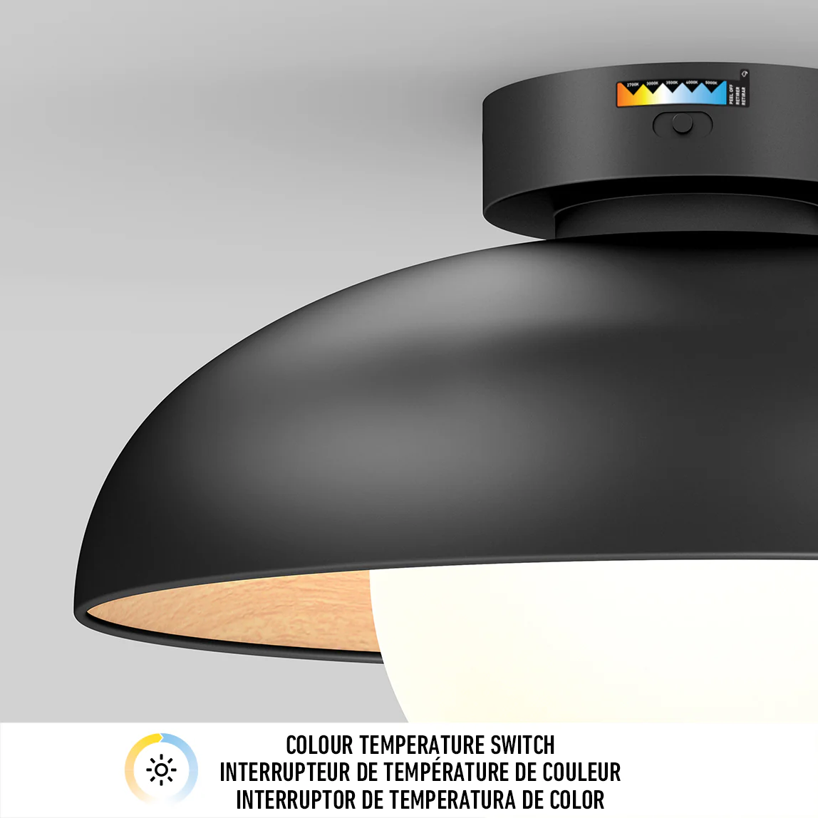 Boden LED flush mount light 5 CCT - Image 6