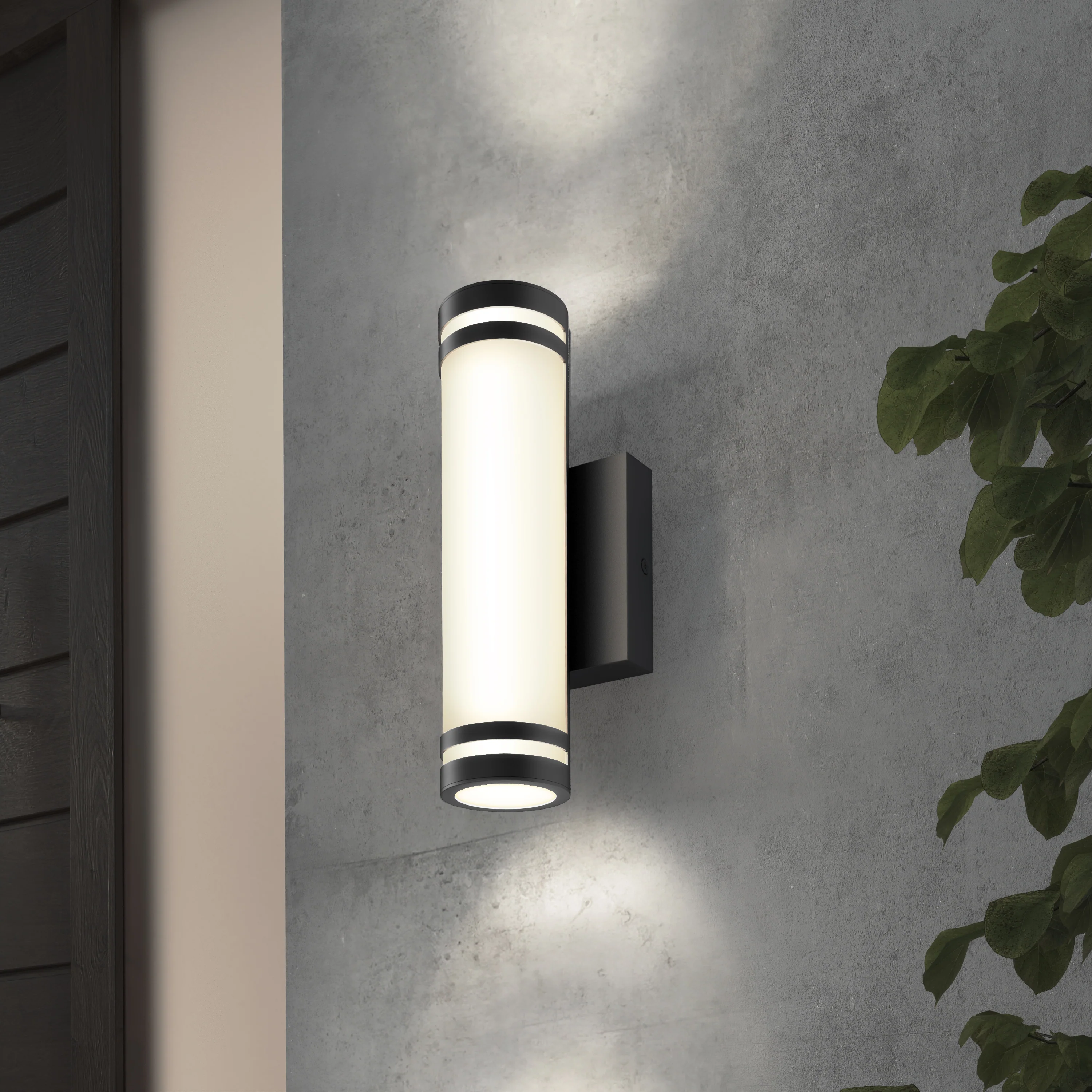 Bradley modern LED indoor-outdoor wall light 3 CCT - Image 8