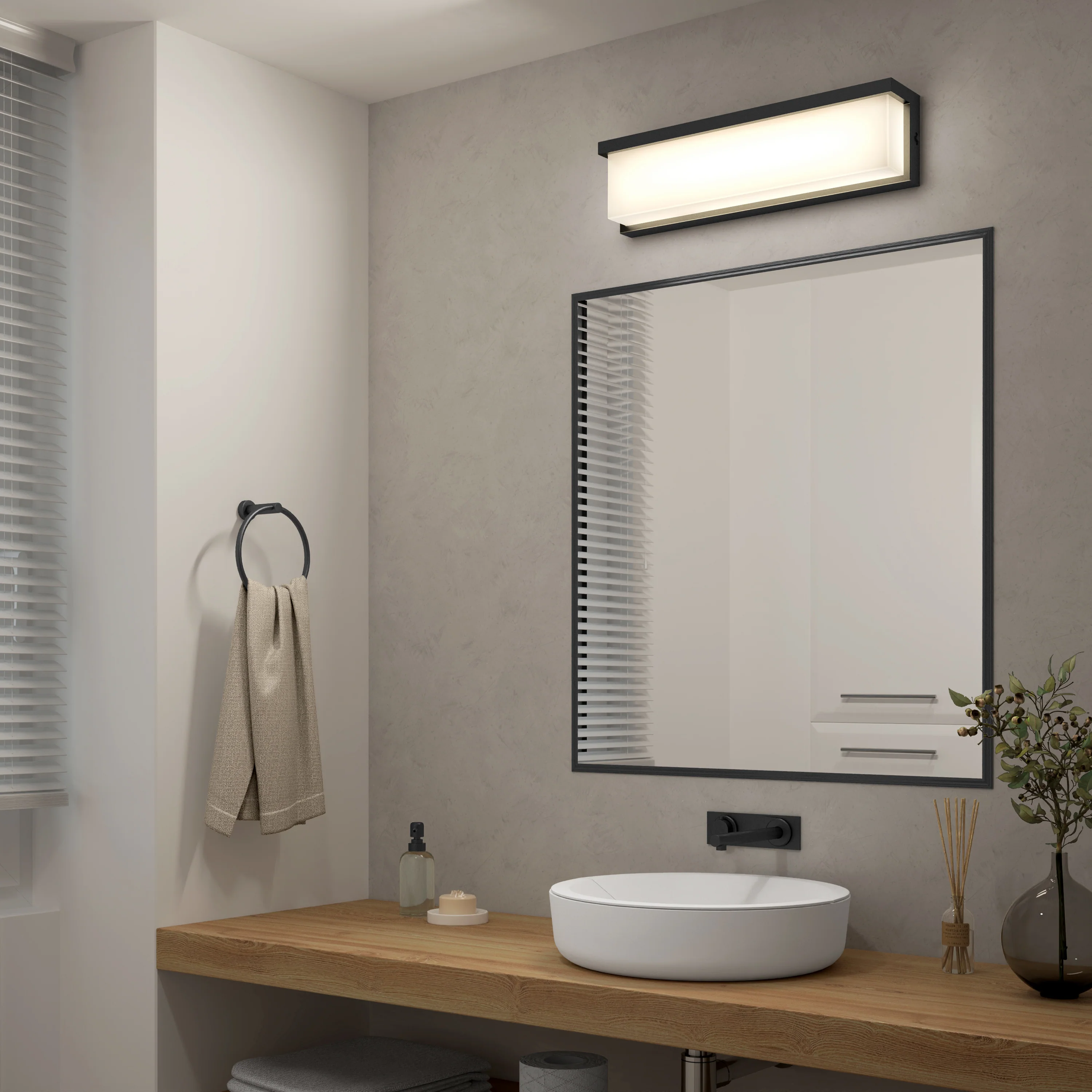 Bristol modern LED bathroom vanity light 3 CCT - Image 12