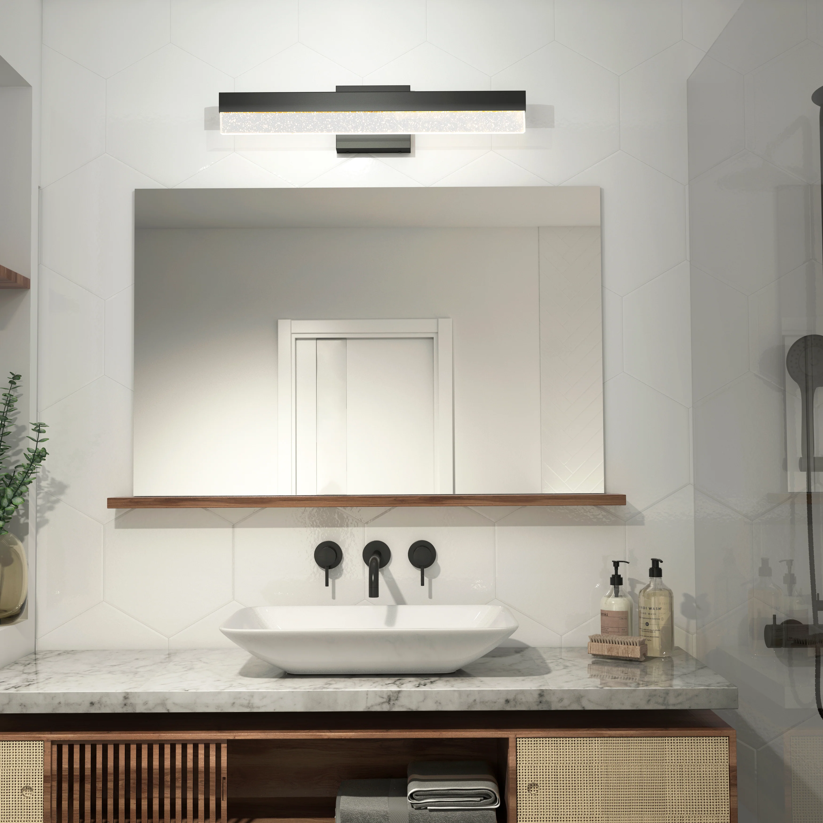 Bubble Bar modern LED bathroom vanity light