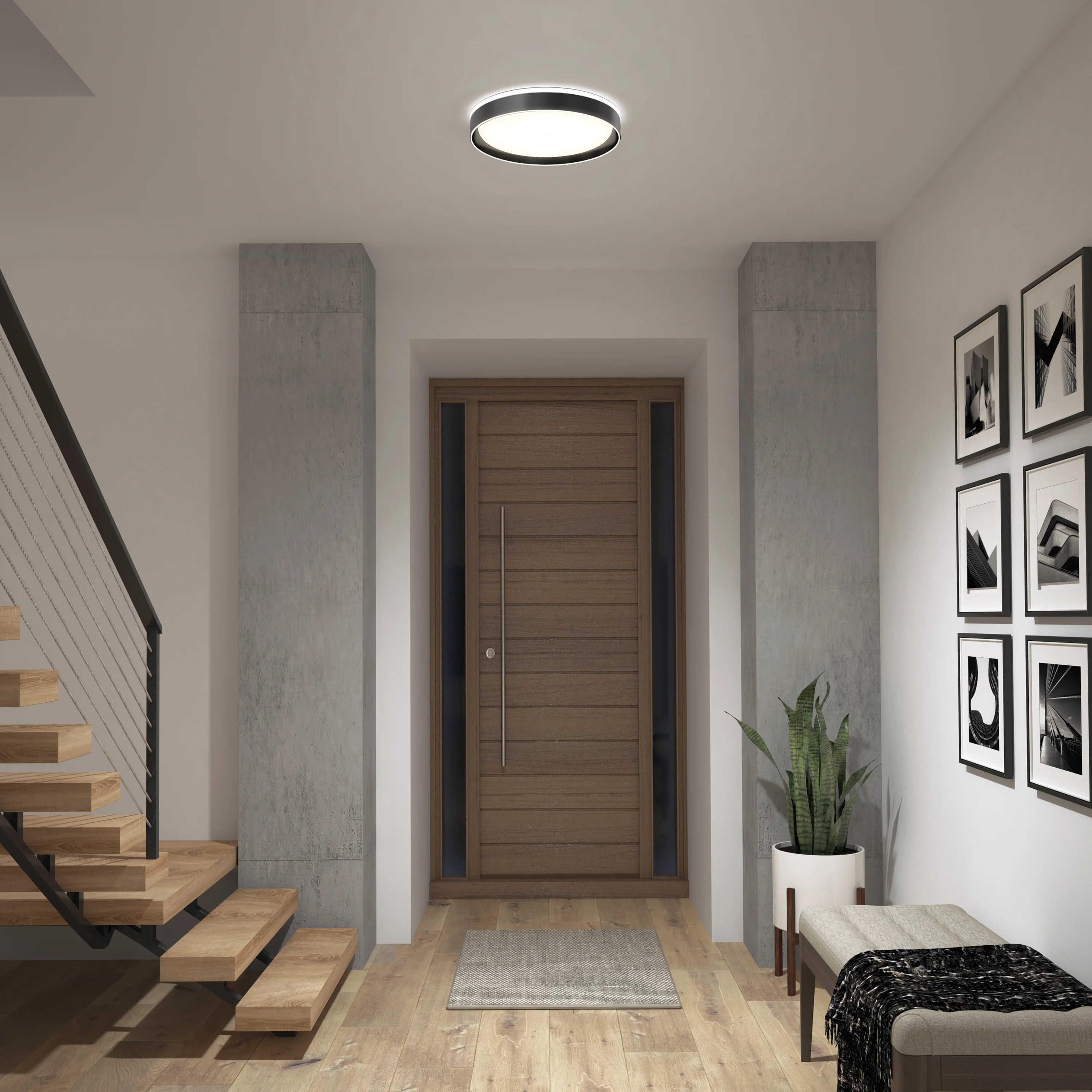 Callisto 15 in. LED flush mount light 5 CCT - Image 2