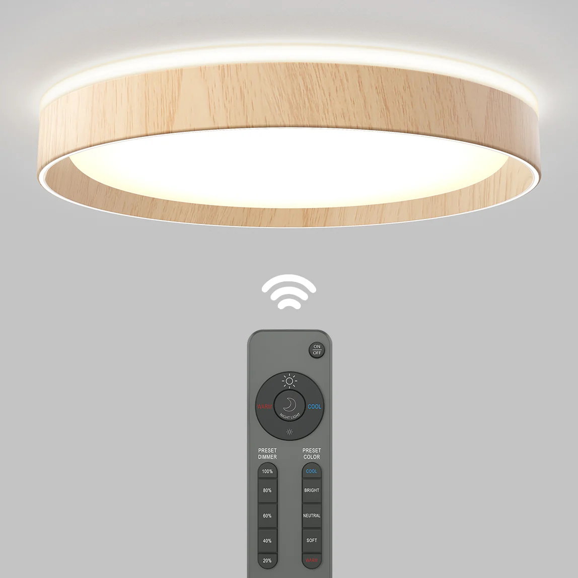 Callisto 15 in. LED flush mount light 5 CCT - Image 20