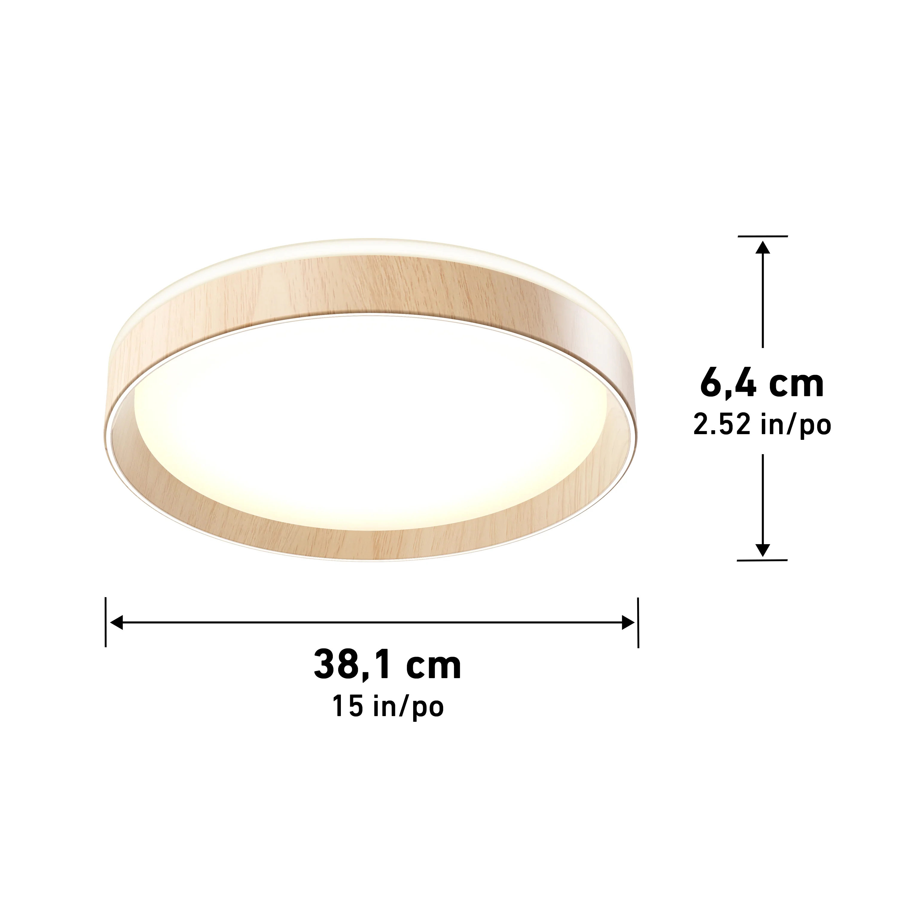 Callisto 15 in. LED flush mount light 5 CCT - Image 26