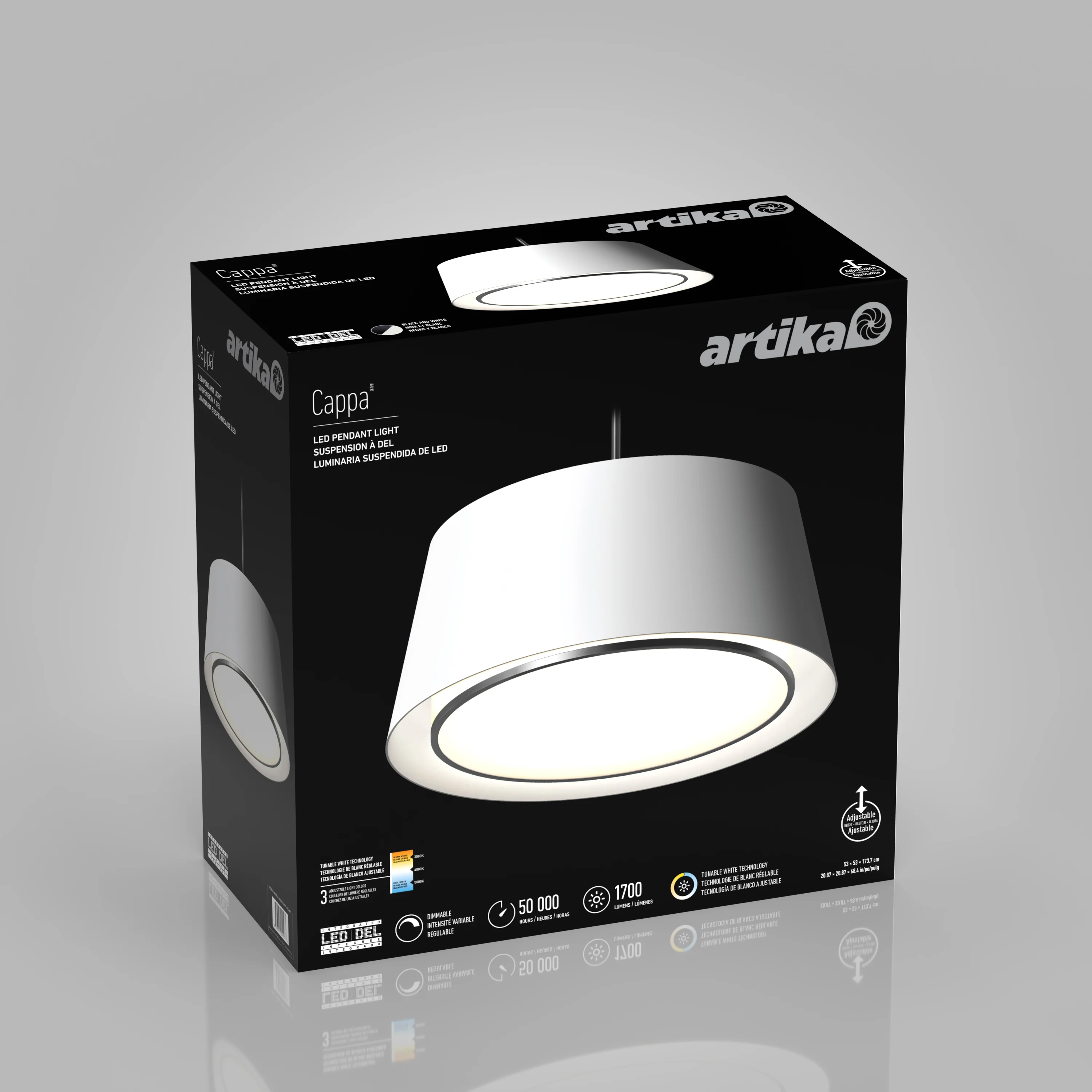 Cappa LED pendant light 3 CCT - Image 7