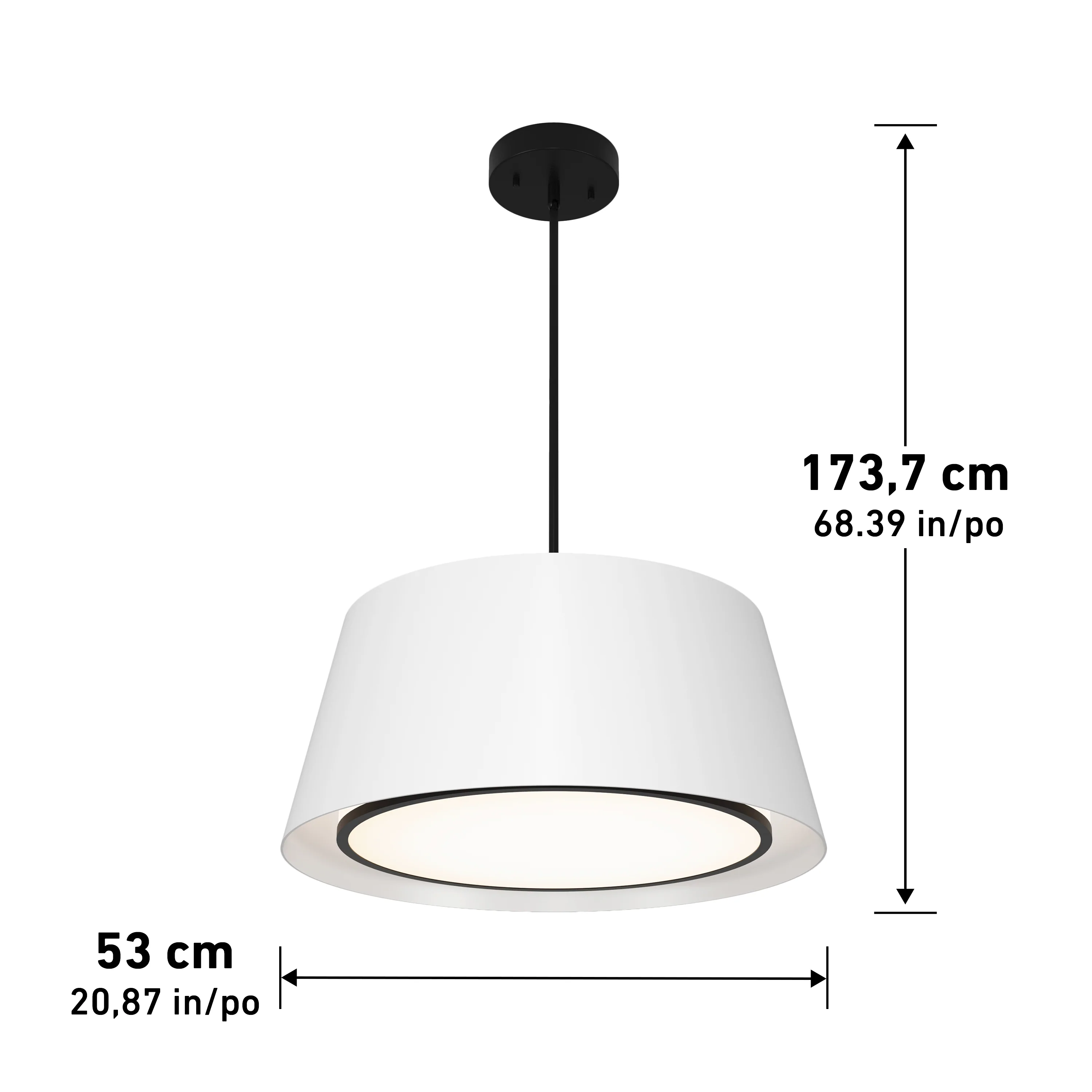 Cappa LED pendant light 3 CCT - Image 9