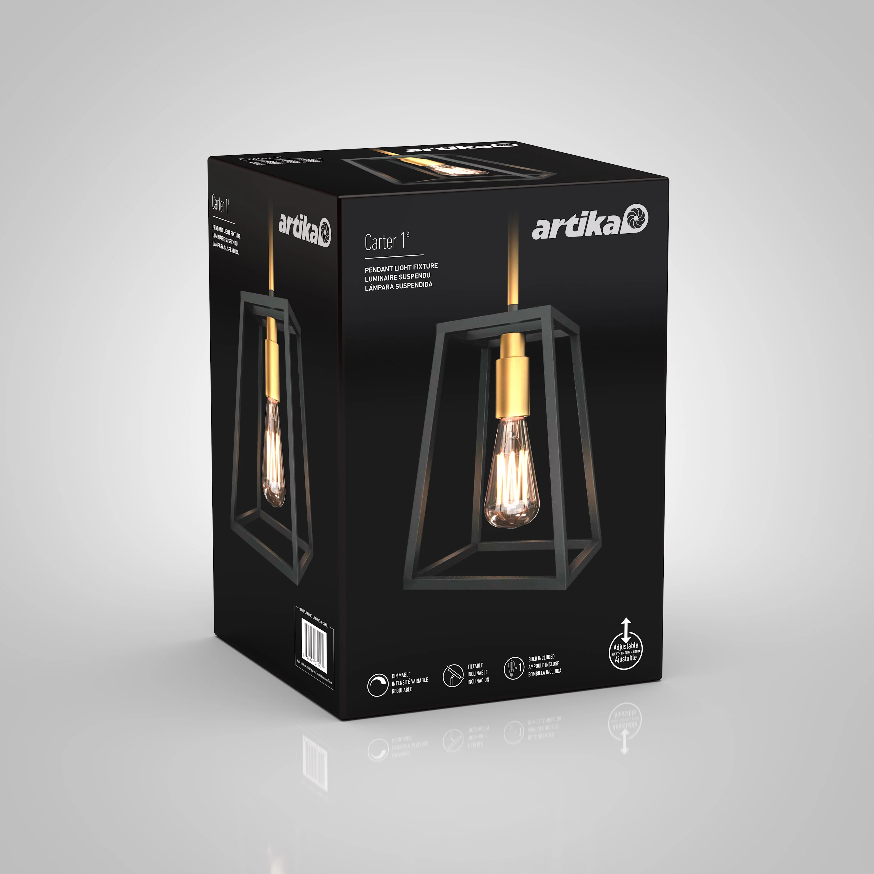Carter 1-light LED pendant light - Image 17