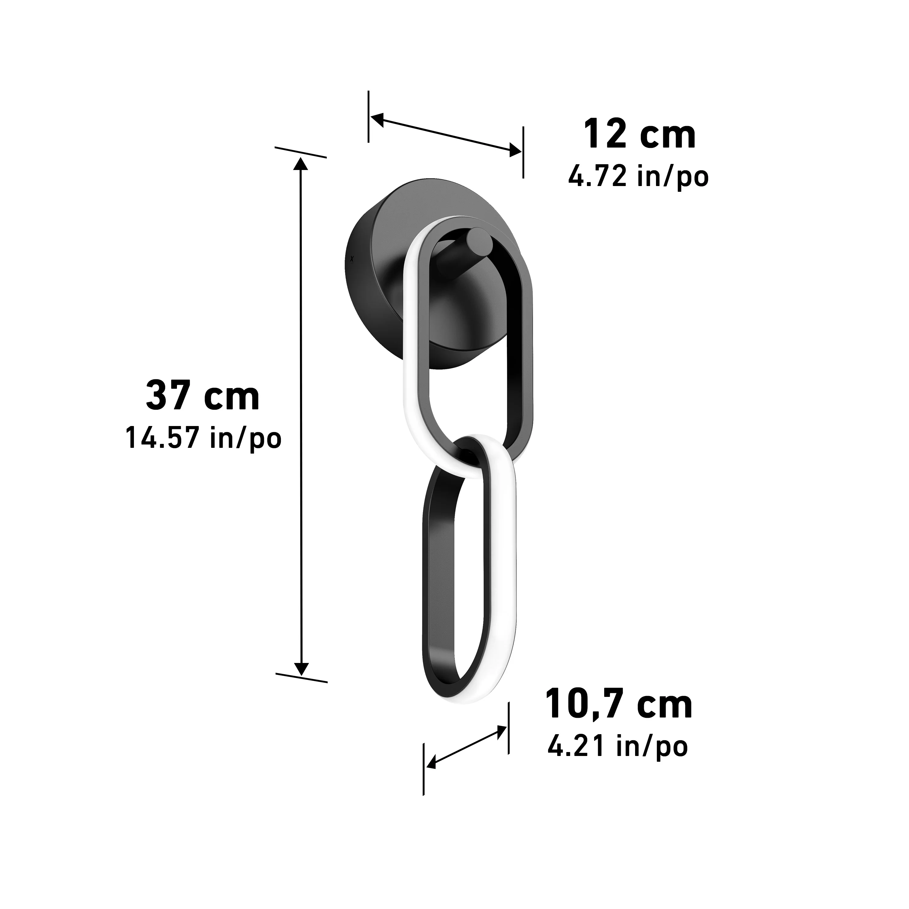 Catena modern LED wall sconce 5 CCT - Image 15
