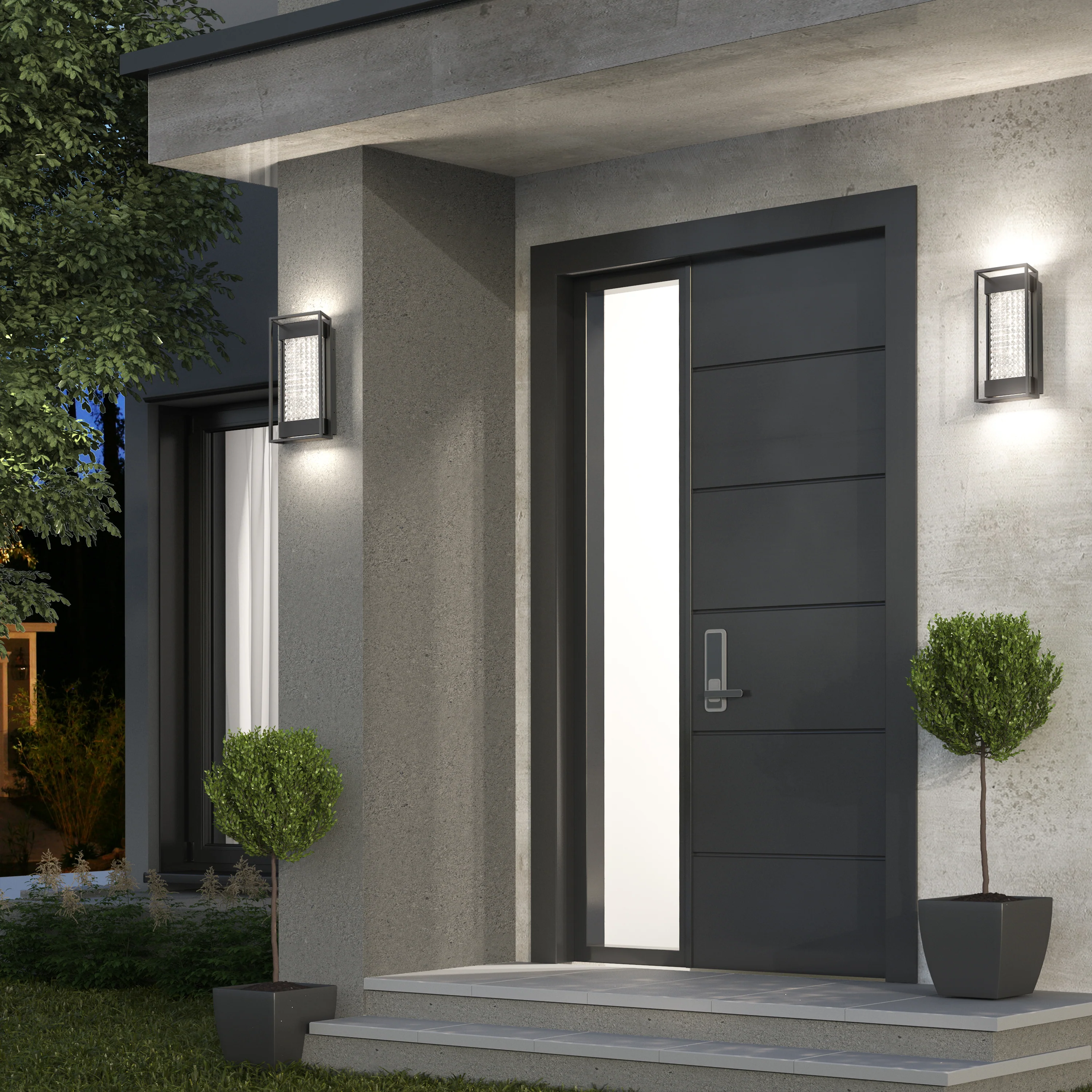 Glam indoor-outdoor LED wall light - Image 2