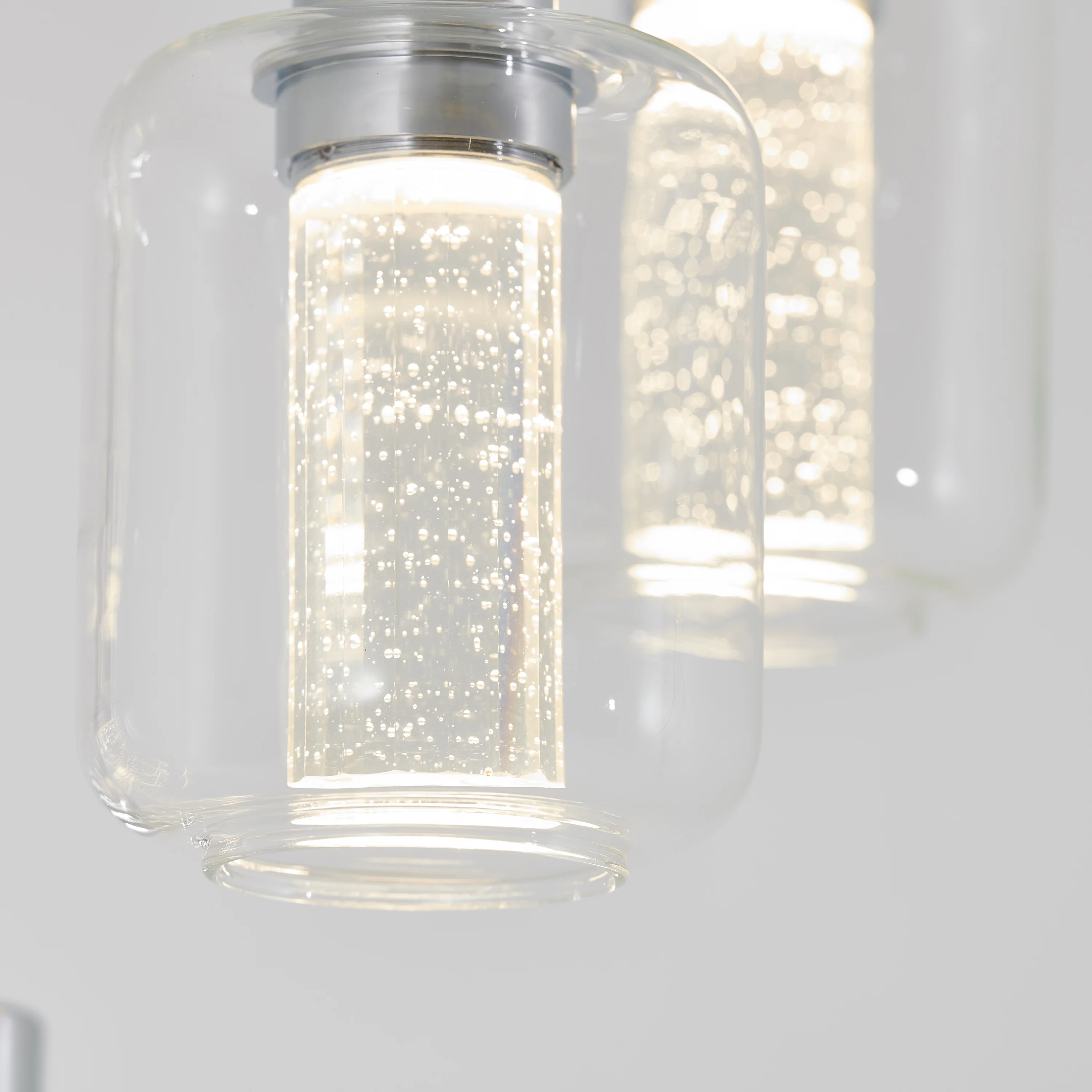 Champagne Globe 4-light LED pendant - Image 7