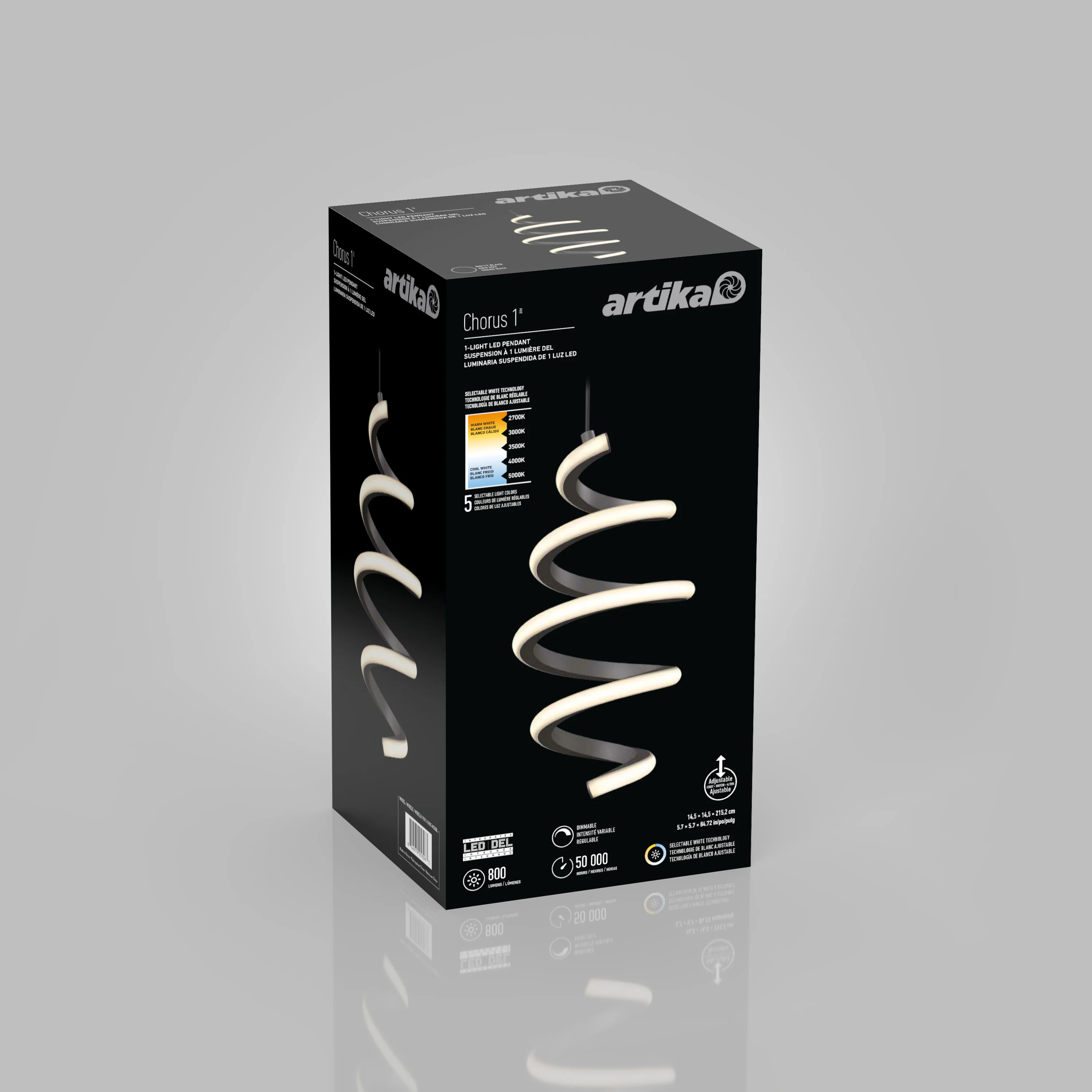 Chorus 1-light LED pendant 5 CCT - Image 13