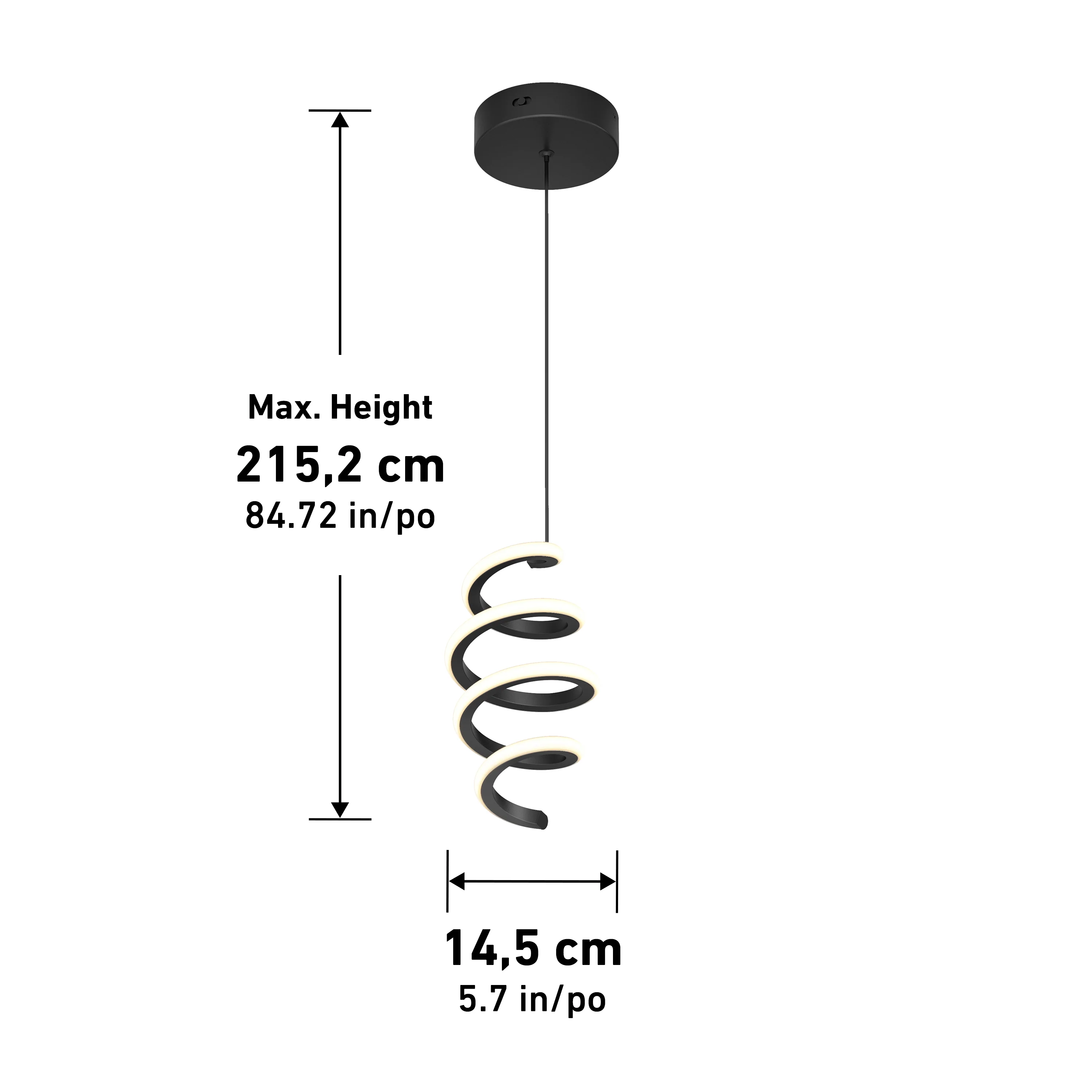 Chorus 1-light LED pendant 5 CCT - Image 15