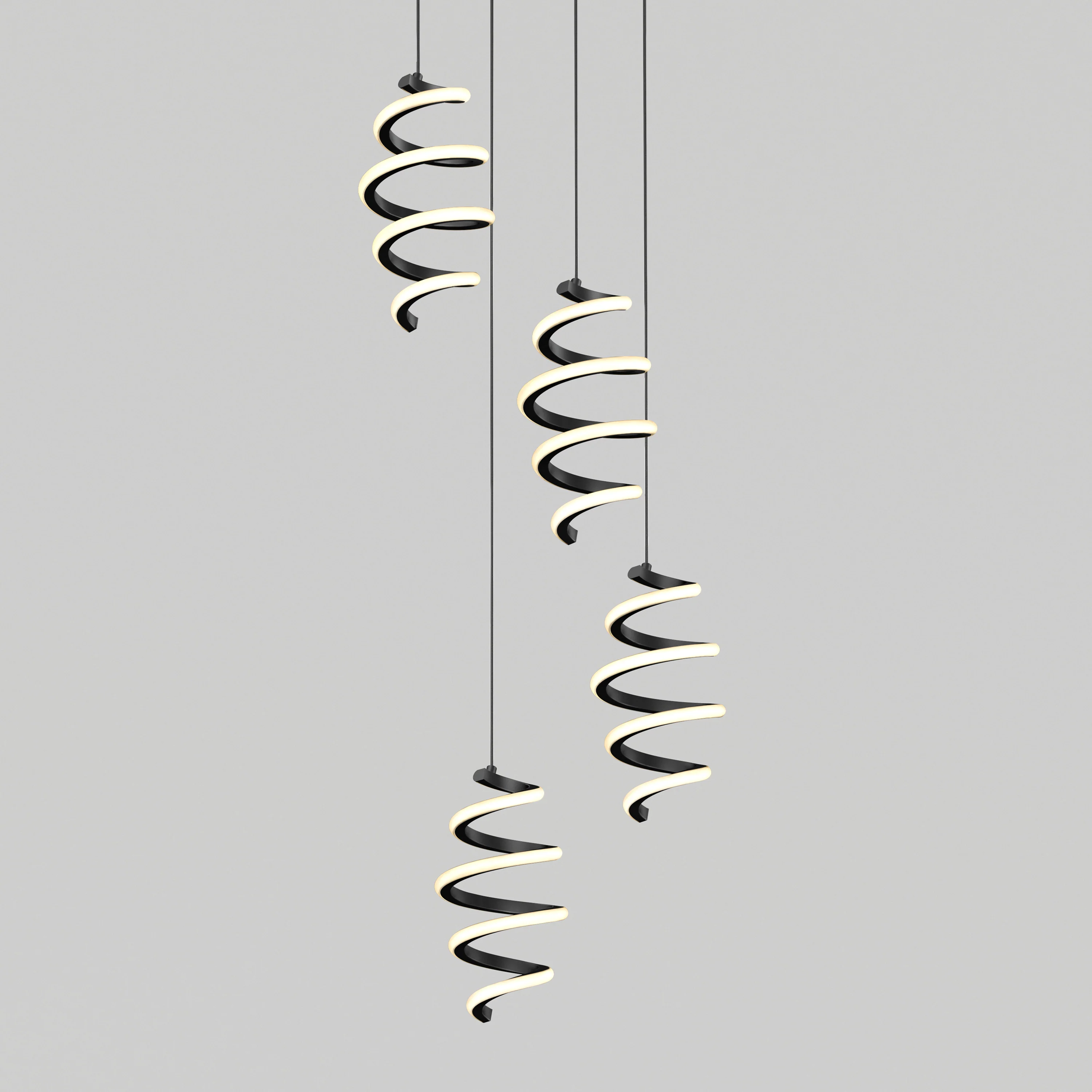 Chorus 4 light LED pendant 5 CCT - Image 4