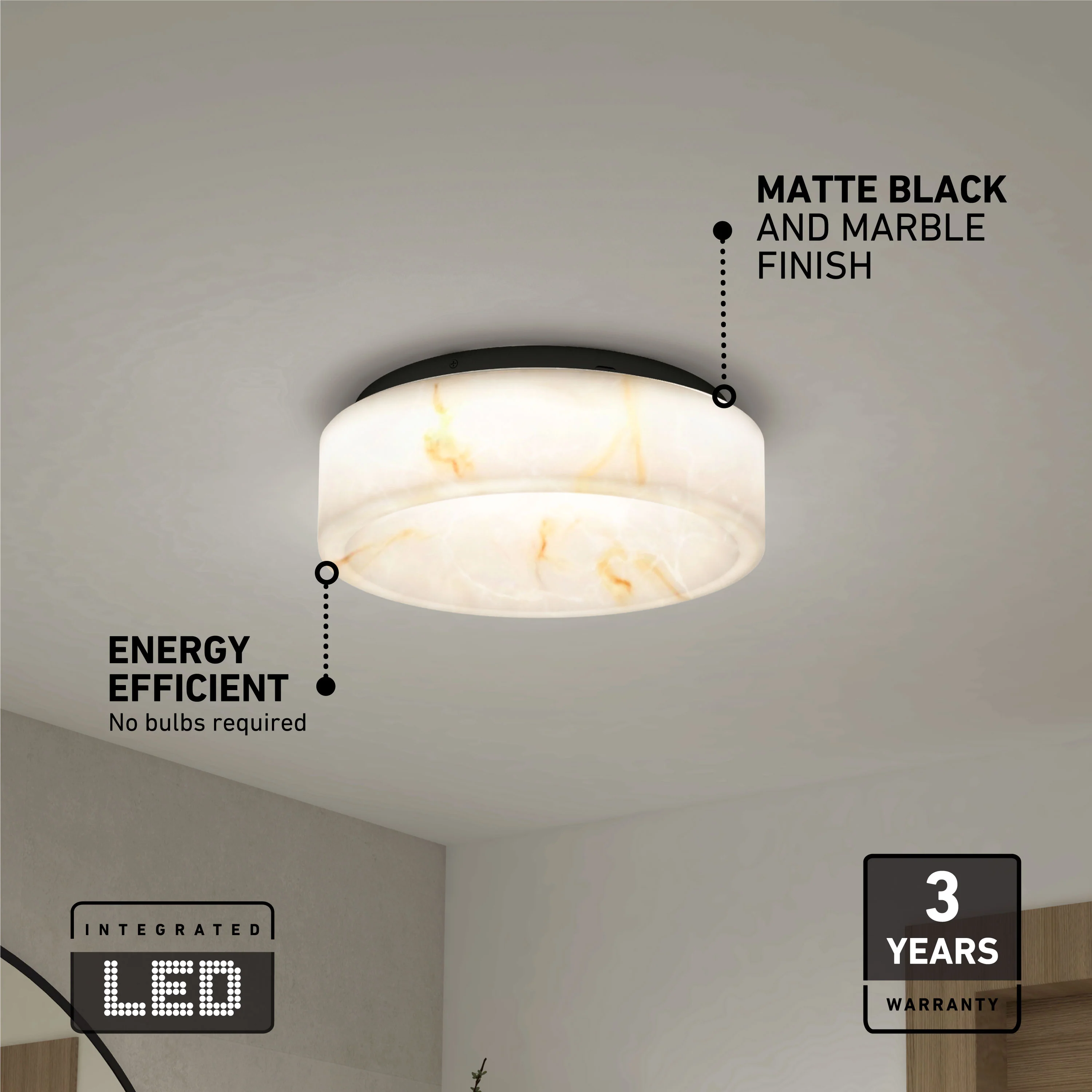 Clifford 15 in. LED flush mount light 5 CCT - Image 12
