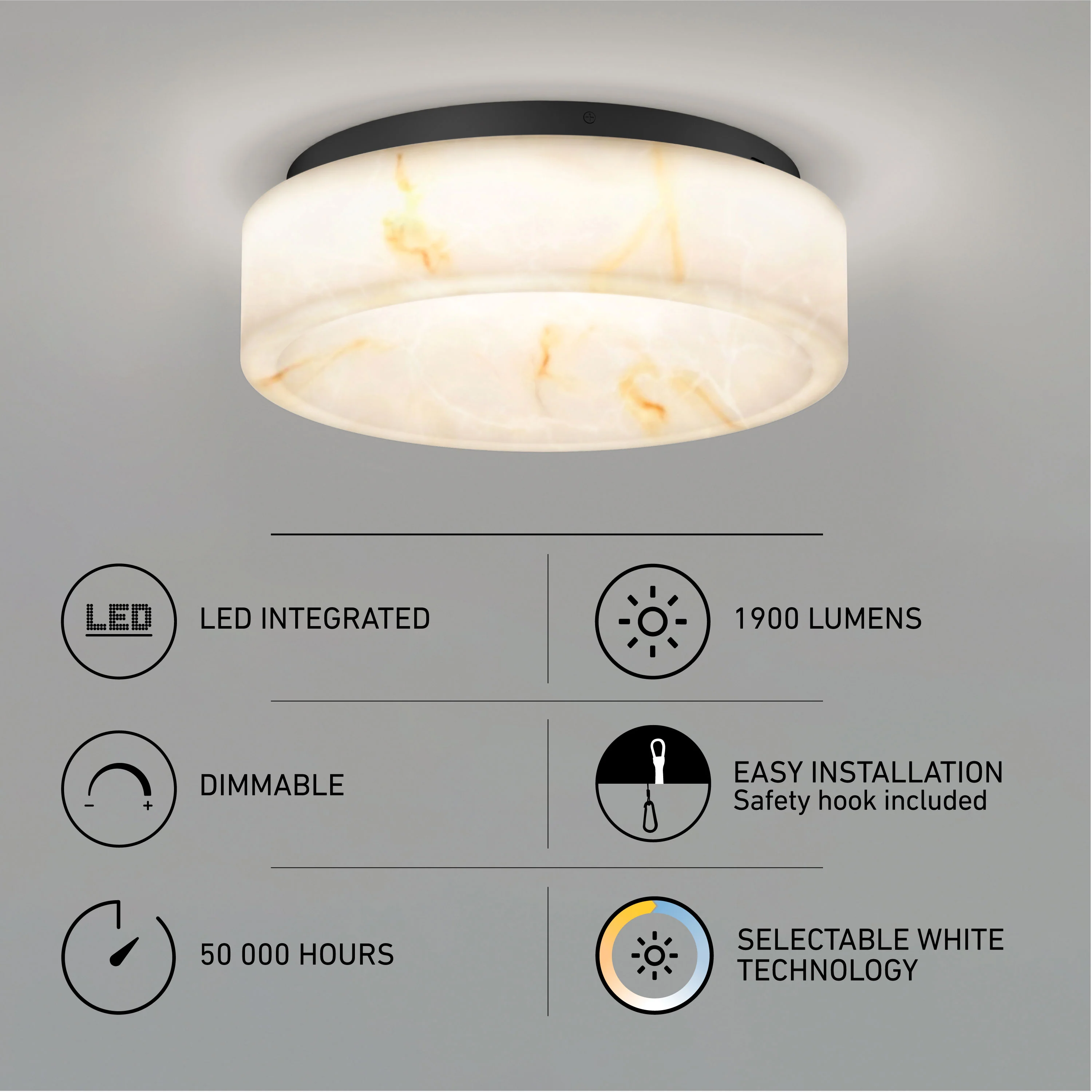 Clifford 15 in. LED flush mount light 5 CCT - Image 13