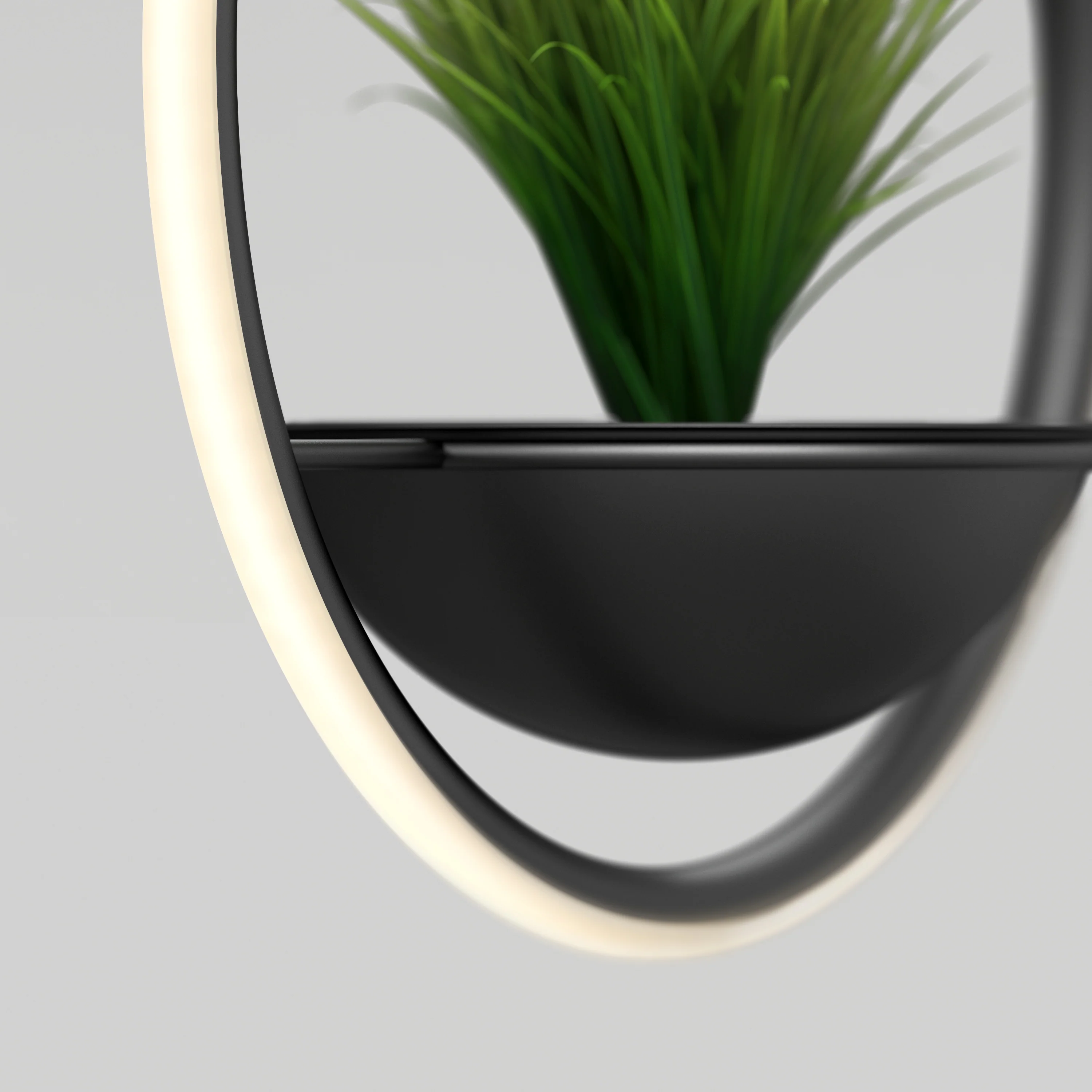 Colin LED modern planter pendant light 5 CCT - Image 6
