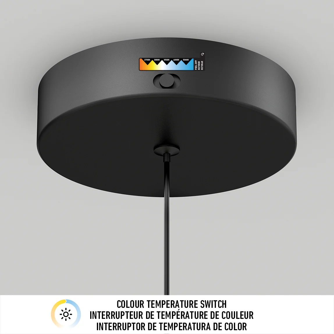 Colin LED modern planter pendant light 5 CCT - Image 8