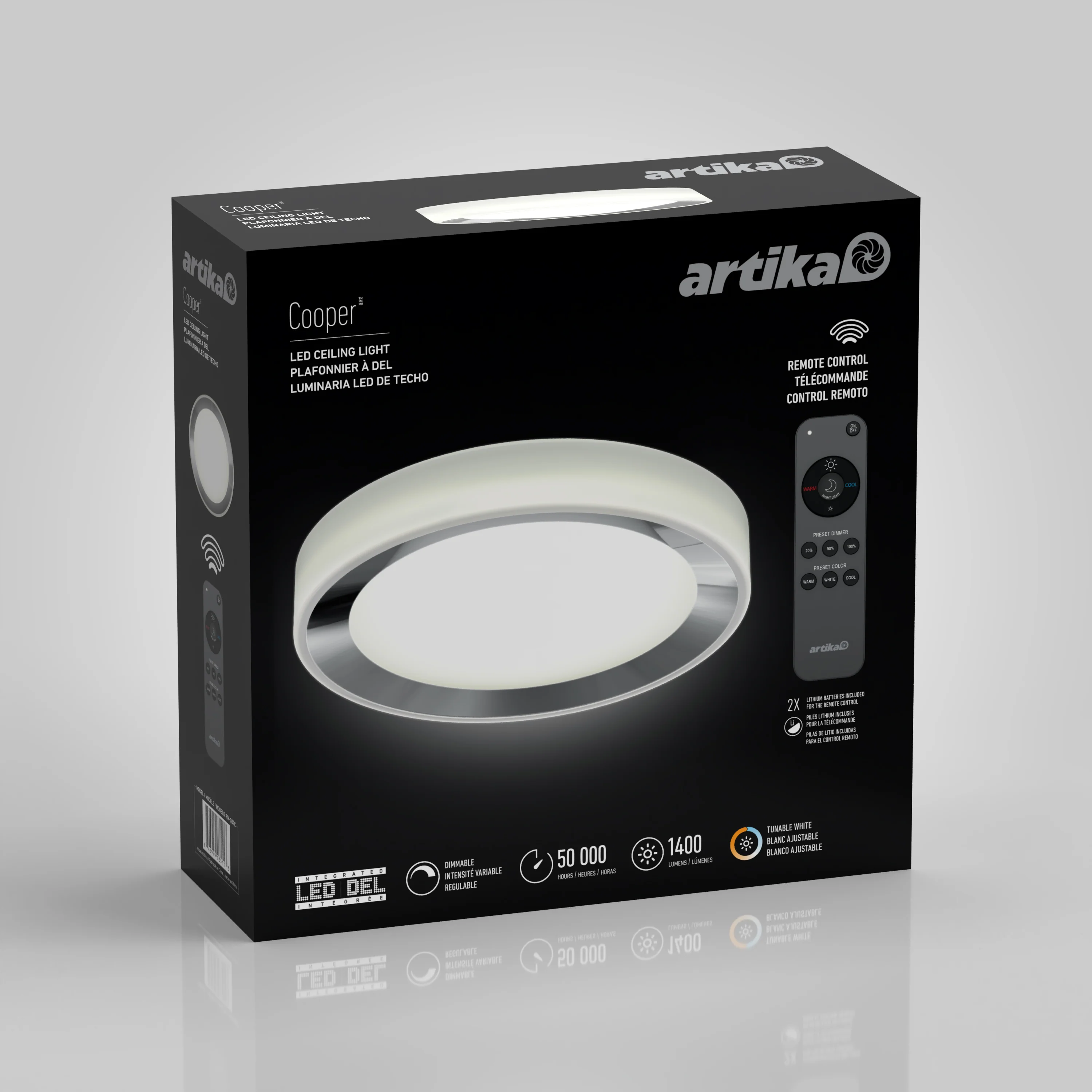 Cooper LED flush mount light - With Remote - Image 9